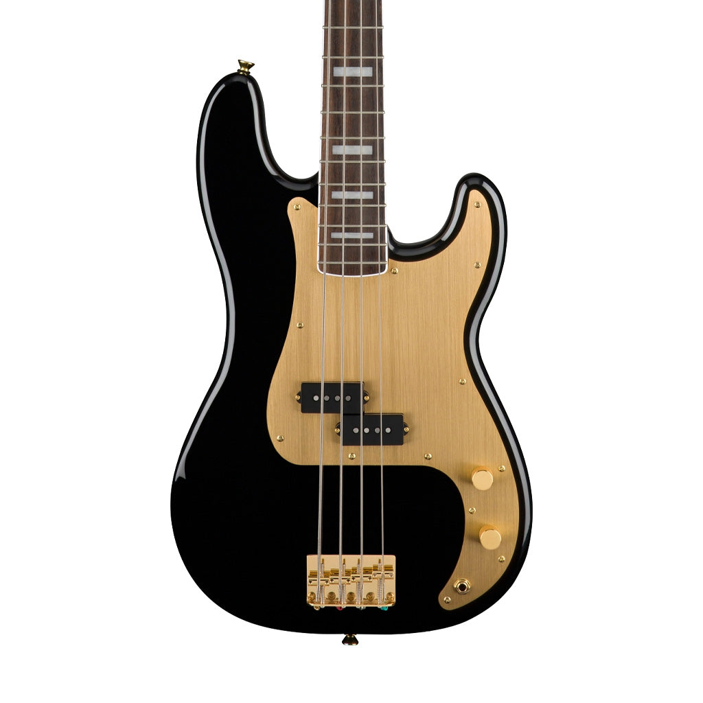 Squier 40th Anniversary Gold Edition Close Up View Zoso Music