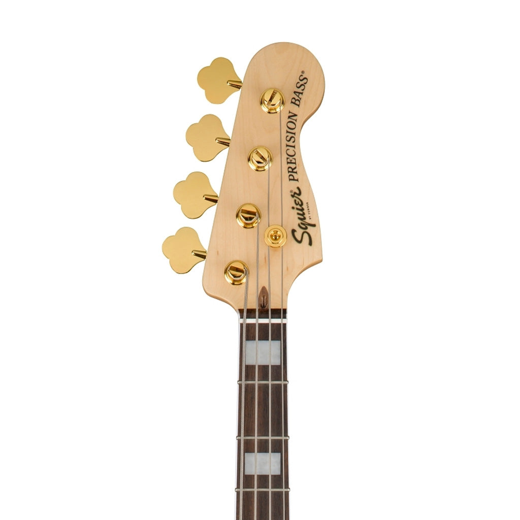 Squier 40th Anniversary Gold Edition Close Up View Zoso Music 