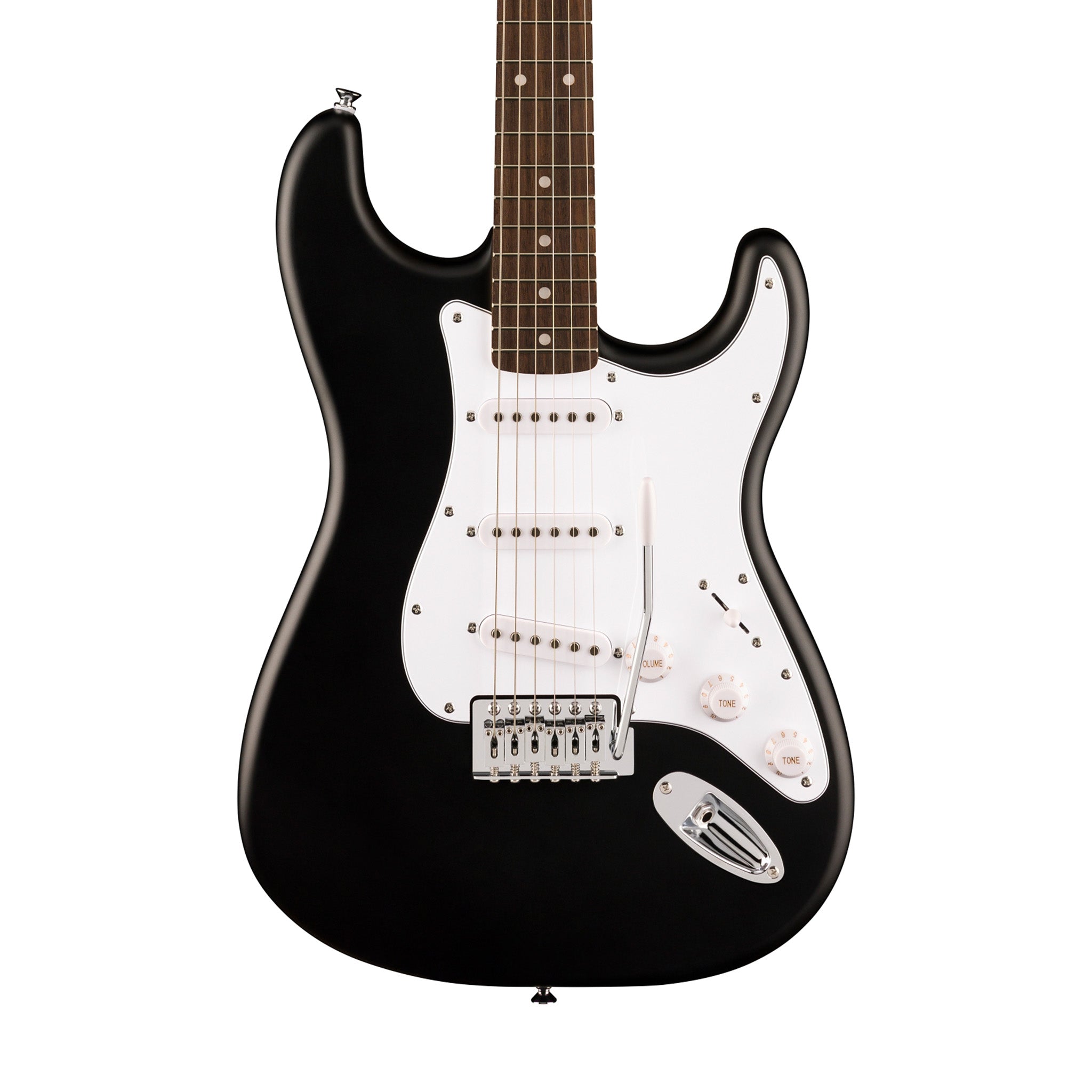 Squier Debut Series Stratocaster Electric Guitar, Laurel FB, Black | Zoso Music Sdn Bhd