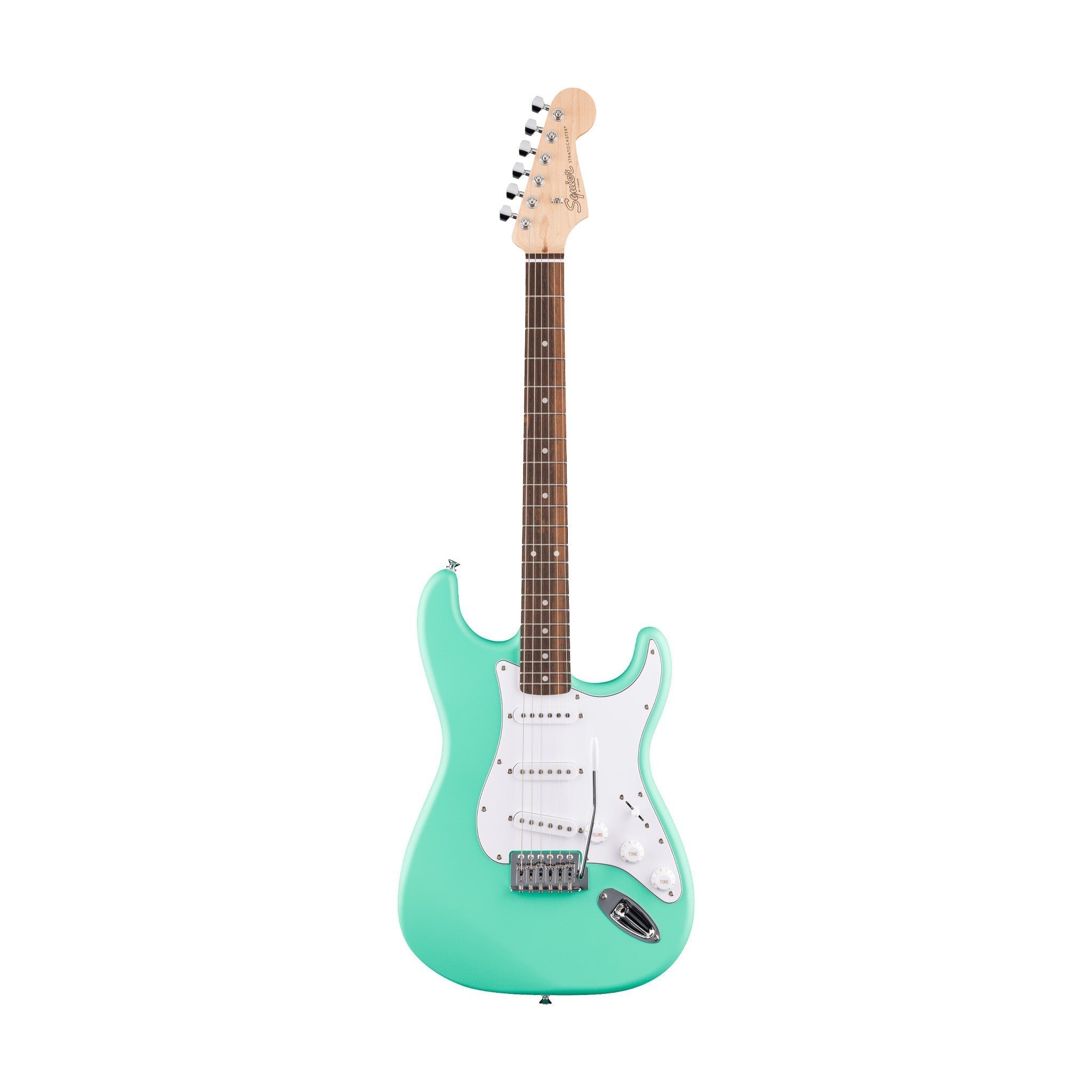 Squier Debut Series Stratocaster Electric Guitar, Laurel FB, Sea Foam Green |  SQUIER BY FENDER |  ELECTRIC GUITAR |  Zoso Music