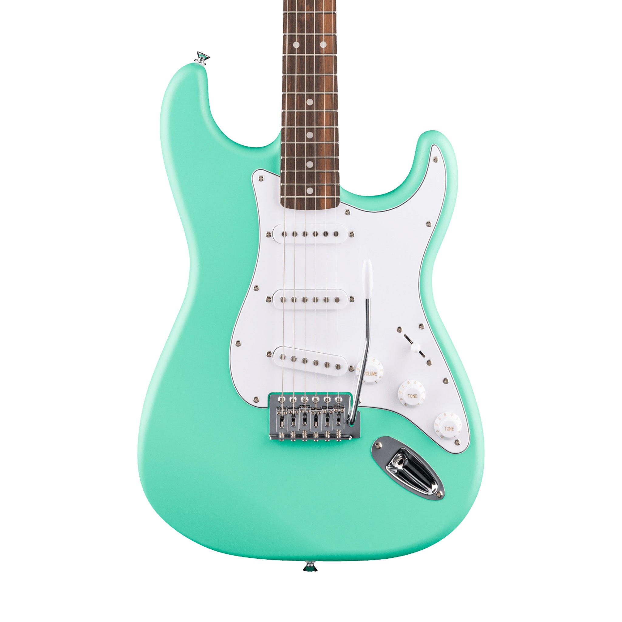 Squier Debut Series Stratocaster Electric Guitar, Laurel FB, Sea Foam Green | Zoso Music Sdn Bhd