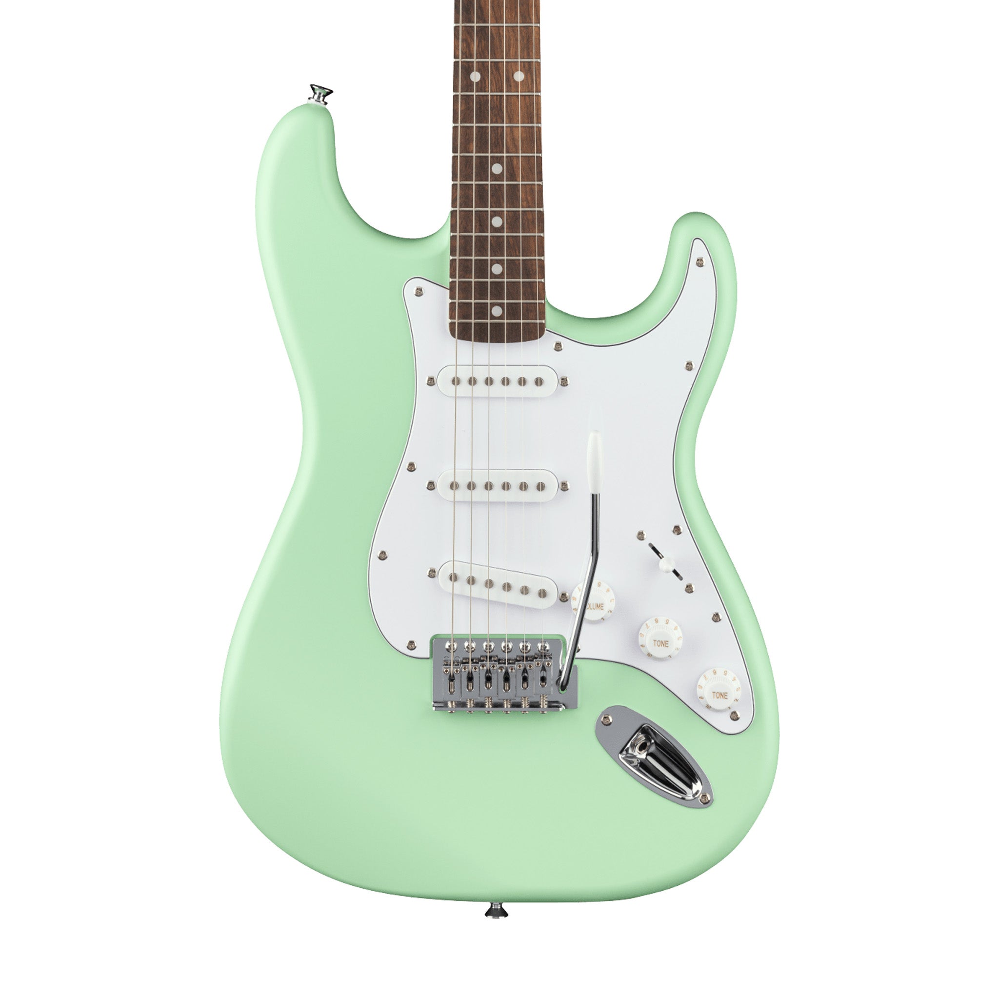 Squier Debut Series Stratocaster Electric Guitar, Laurel FB, Surf Green | Zoso Music Sdn Bhd