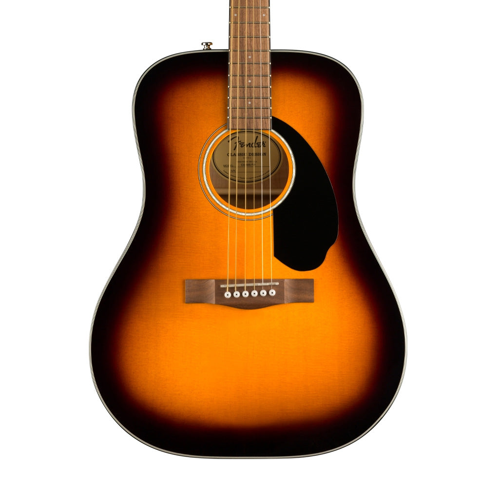Fender FSR CD-60S Exotic Flame Maple Dreadnought Acoustic Guitar, Sunburst | Zoso Music Sdn Bhd