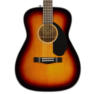 Fender CC-60S Concert Acoustic Guitar, Walnut FB, 3-Color Sunburst | Zoso Music Sdn Bhd