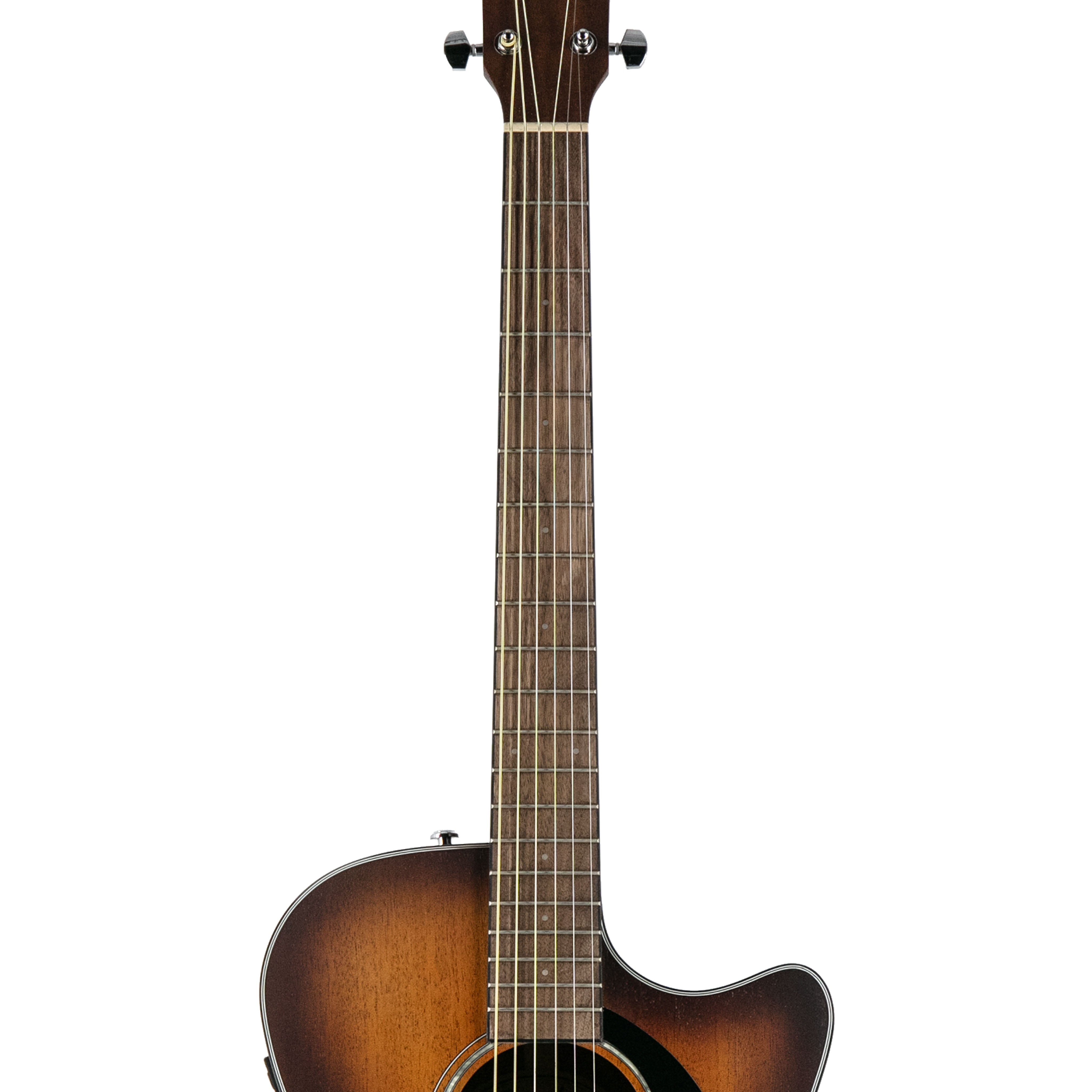 Fender Limited Edition CC-60SCE All-Mahogany Acoustic Guitar, Satin Aged Cognac Burst |  FENDER |  ACOUSTIC GUITAR |  Zoso Music