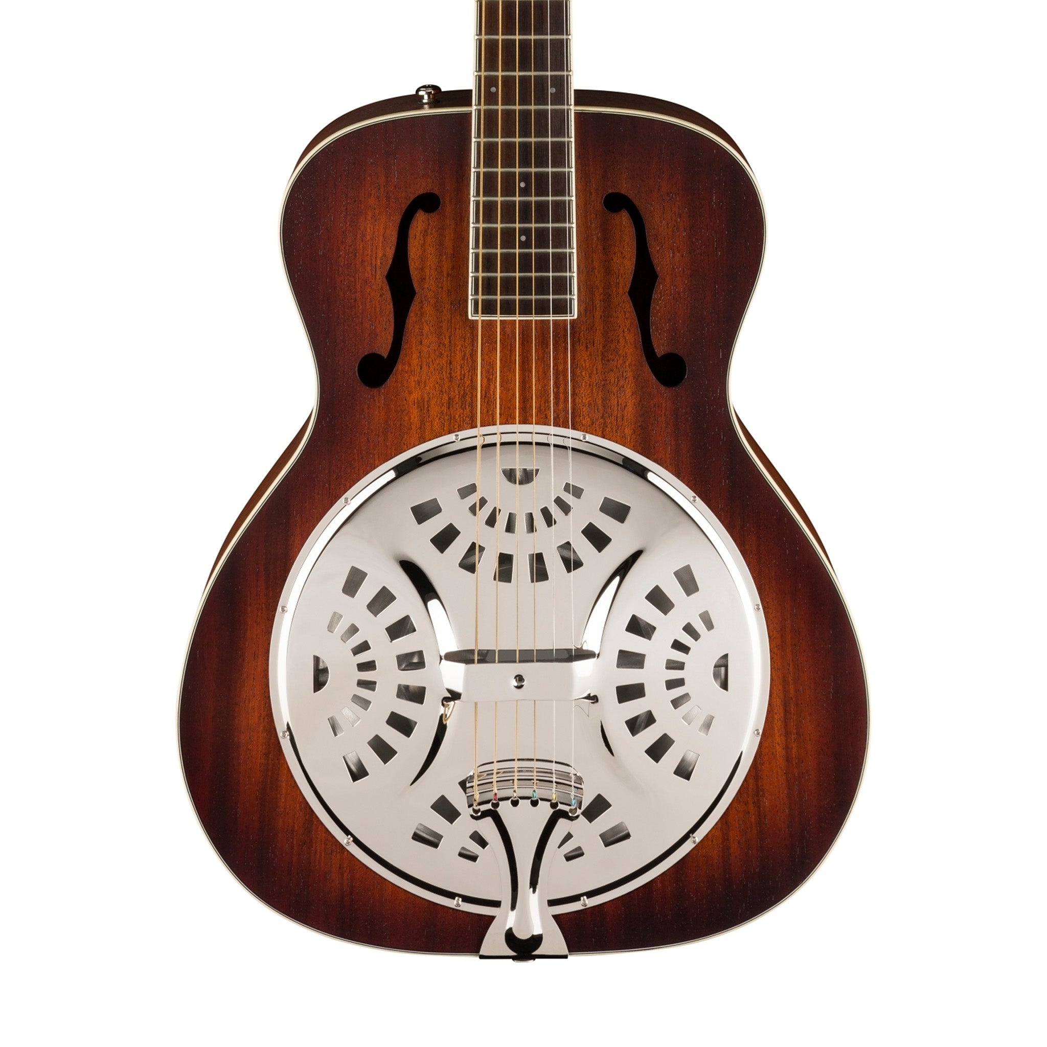 Fender PR-180E Resonator Guitar, Walnut FB, Aged Cognac Burst | Zoso Music Sdn Bhd
