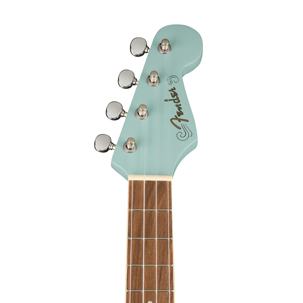 Fender Avalon Tenor Ukulele, Walnut FB, Daphne Blue