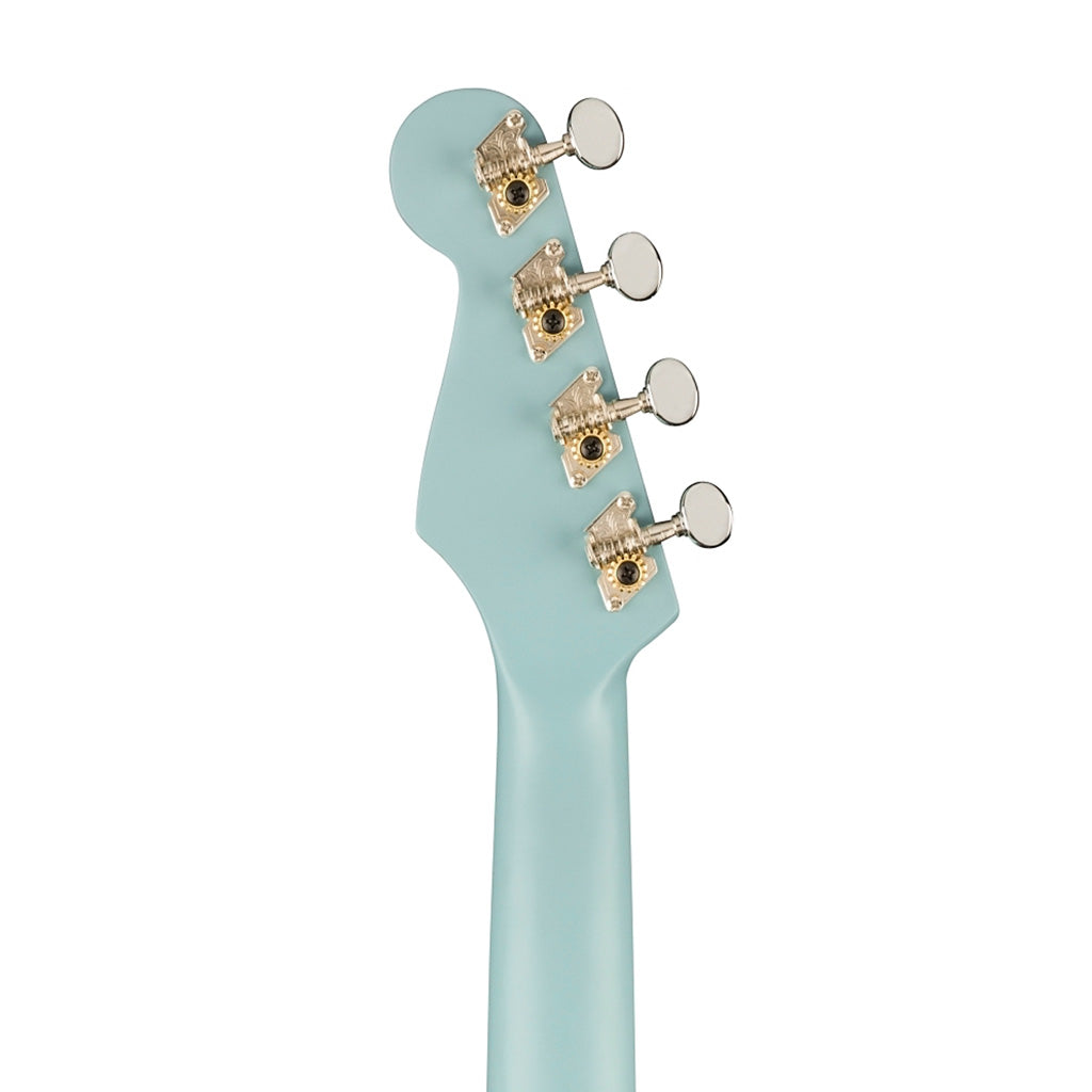Fender Avalon Tenor Ukulele, Walnut FB, Daphne Blue