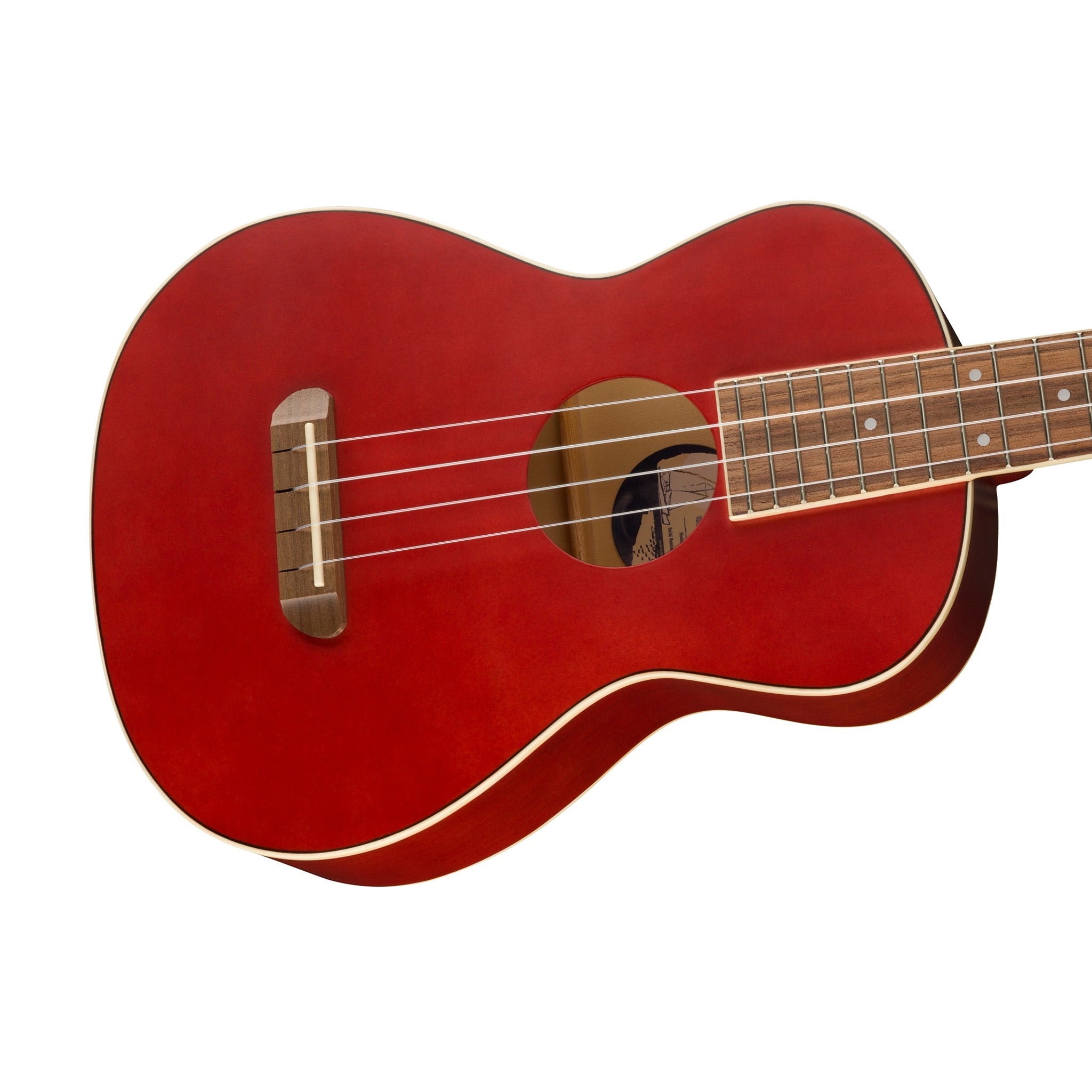 Fender Avalon Tenor Ukulele, Walnut FB, Cherry