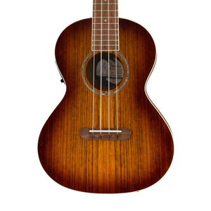 Fender Rincon Tenor Acoustic-Electric Ukulele w/Bag, Walnut FB, Aged Cognac Burst |  FENDER |  UKULELE |  Zoso Music