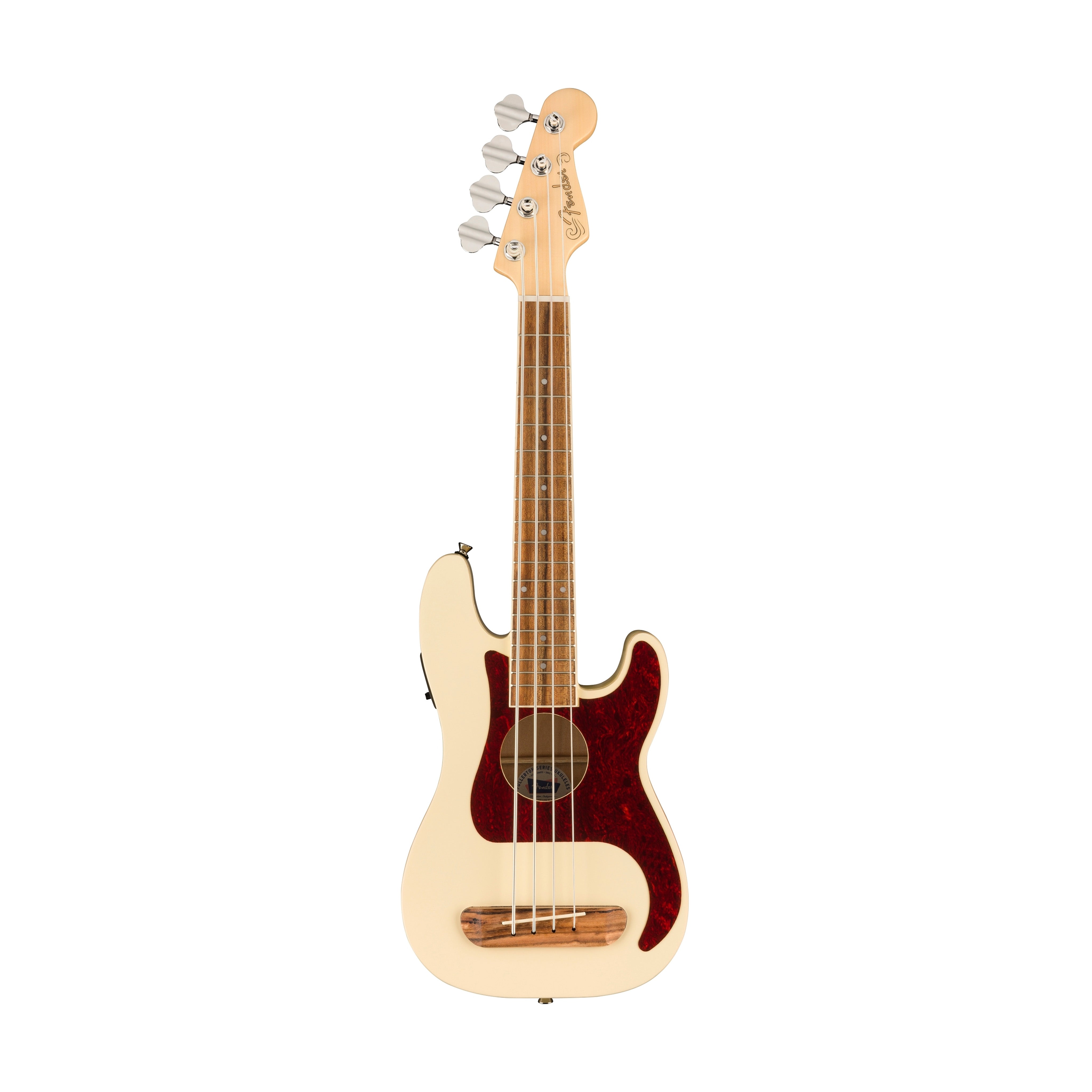 Fender Fullerton Precision Bass Ukulele, Olympic White |  FENDER |  UKULELE |  Zoso Music