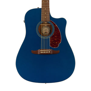 Fender California Redondo Player Acoustic Guitar, Walnut FB, Lake Placid Blue | Zoso Music Sdn Bhd