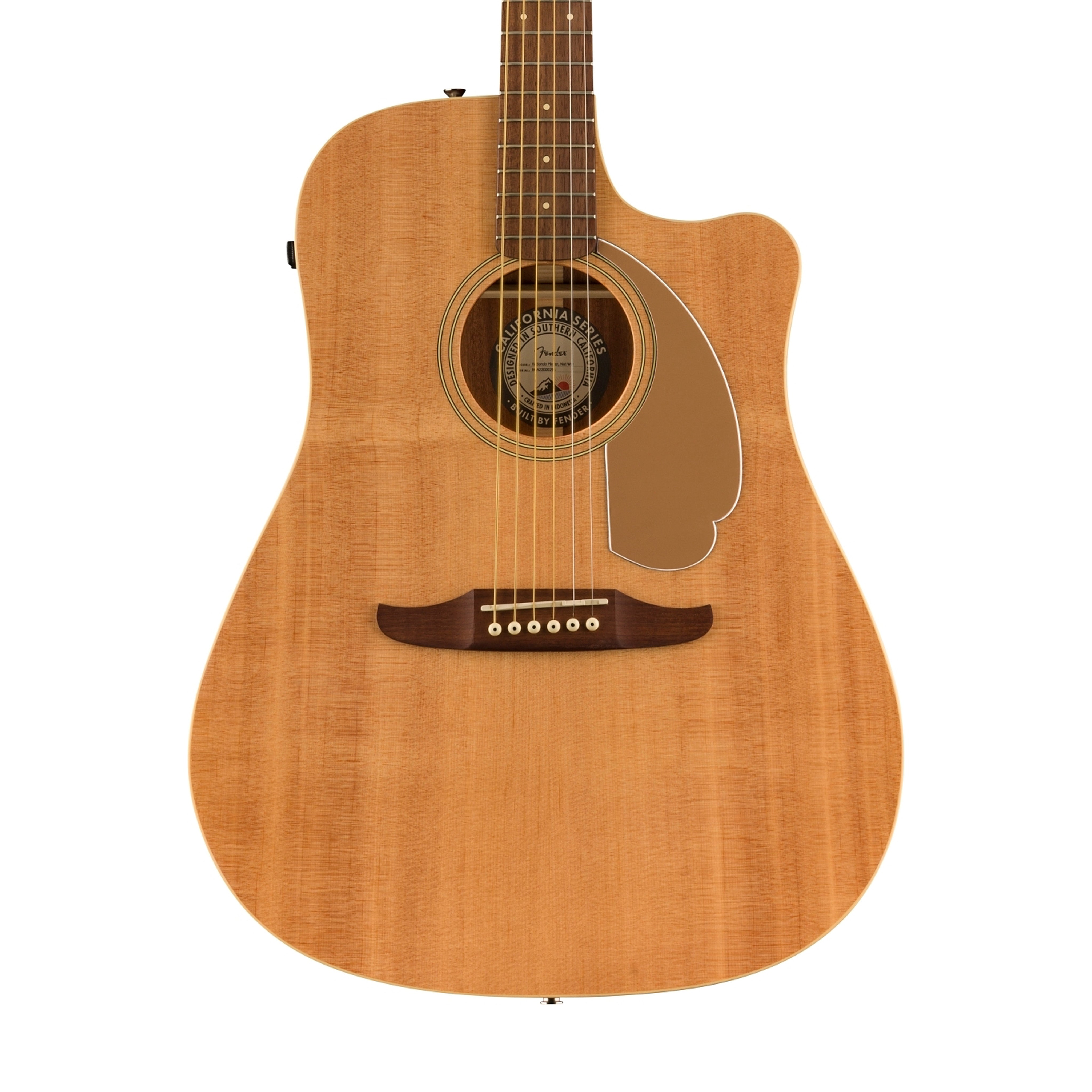 Fender California Redondo Player Acoustic Guitar, Walnut FB, Natural | Zoso Music Sdn Bhd