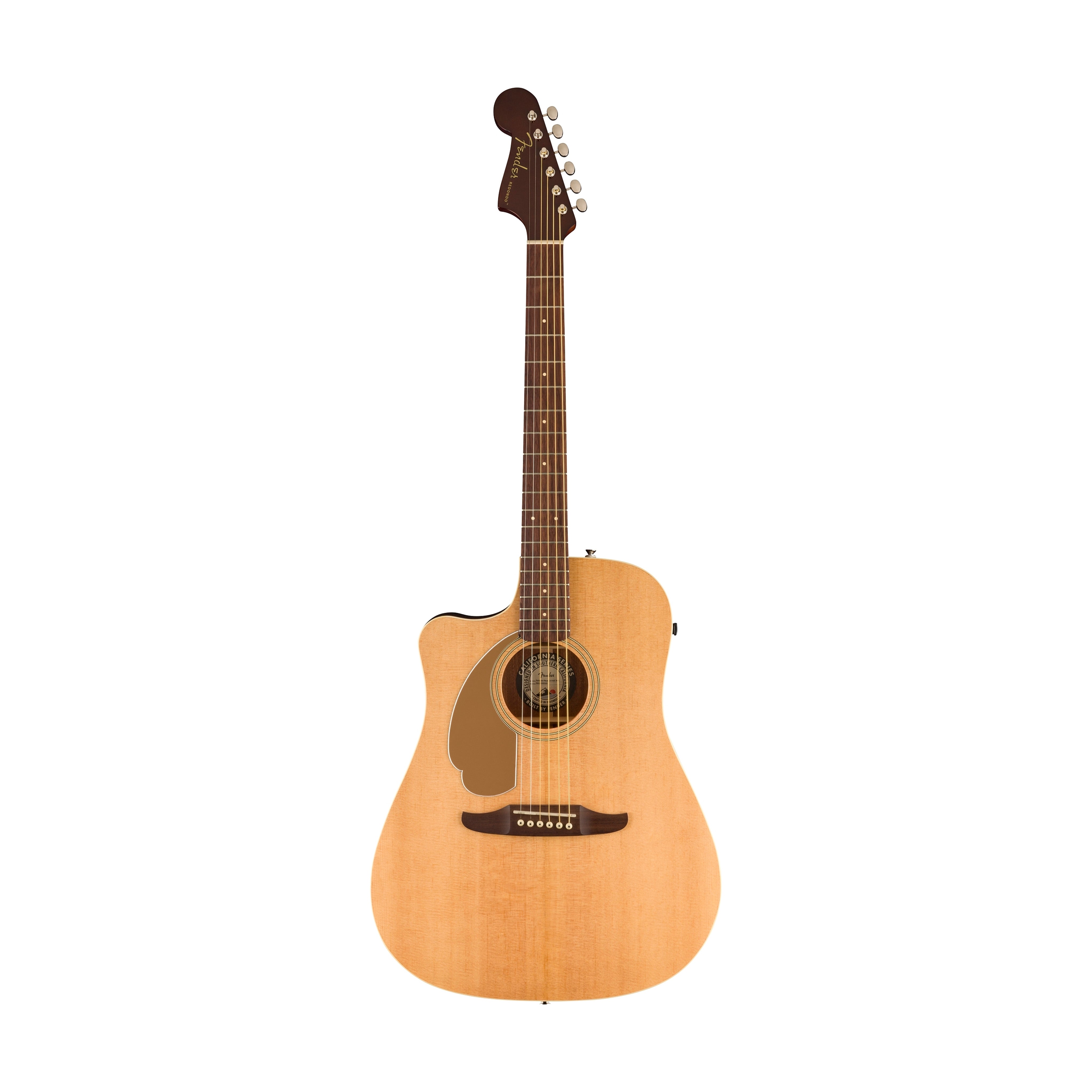 Fender California Redondo Player Left-Handed Acoustic Guitar, Walnut FB, Natural |  FENDER |  ACOUSTIC GUITAR |  Zoso Music