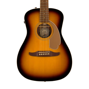 Fender California Malibu Player Small-Bodied Acoustic Guitar, Walnut FB, Sunburst | Zoso Music Sdn Bhd