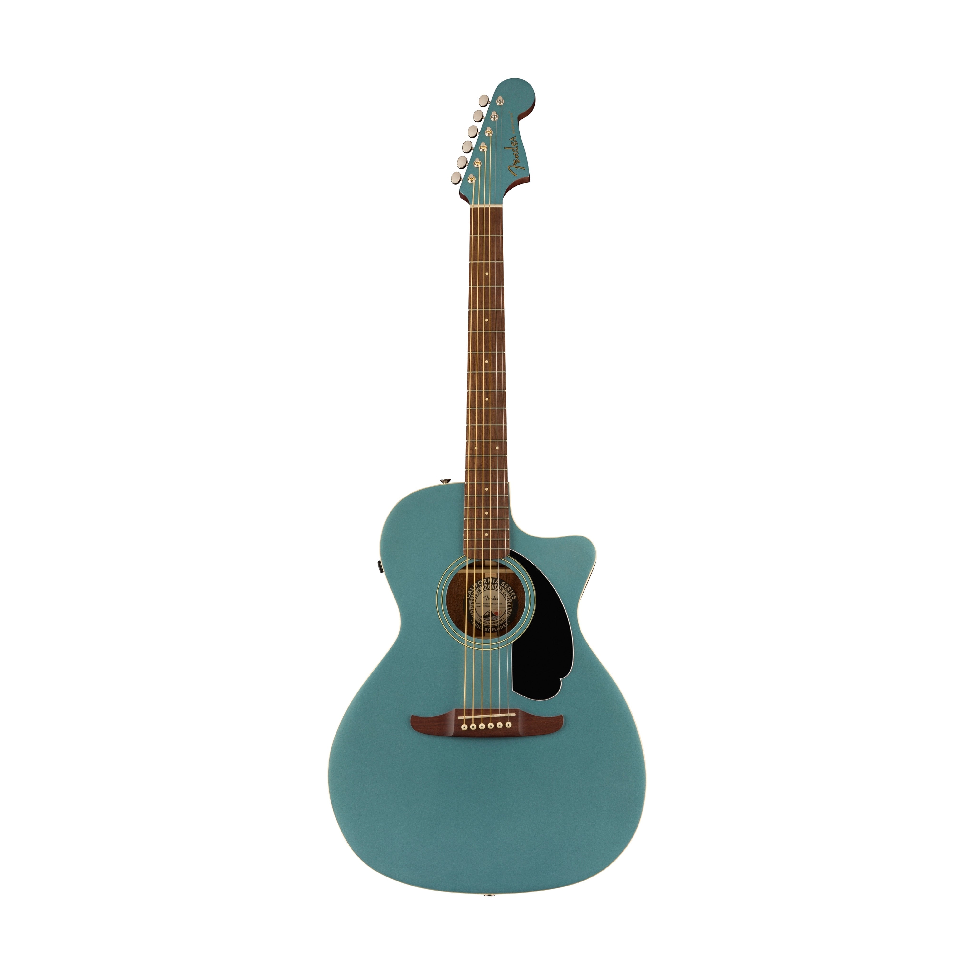 Fender California Newporter Player Medium-Sized Acoustic Guitar, Walnut FB, Tidepool |  FENDER |  ACOUSTIC GUITAR |  Zoso Music