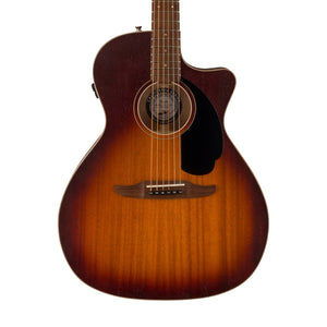 Fender Newporter Special Acoustic Guitar w/Bag, PF FB, Mahogany Top/Honey Sunburst | Zoso Music Sdn Bhd