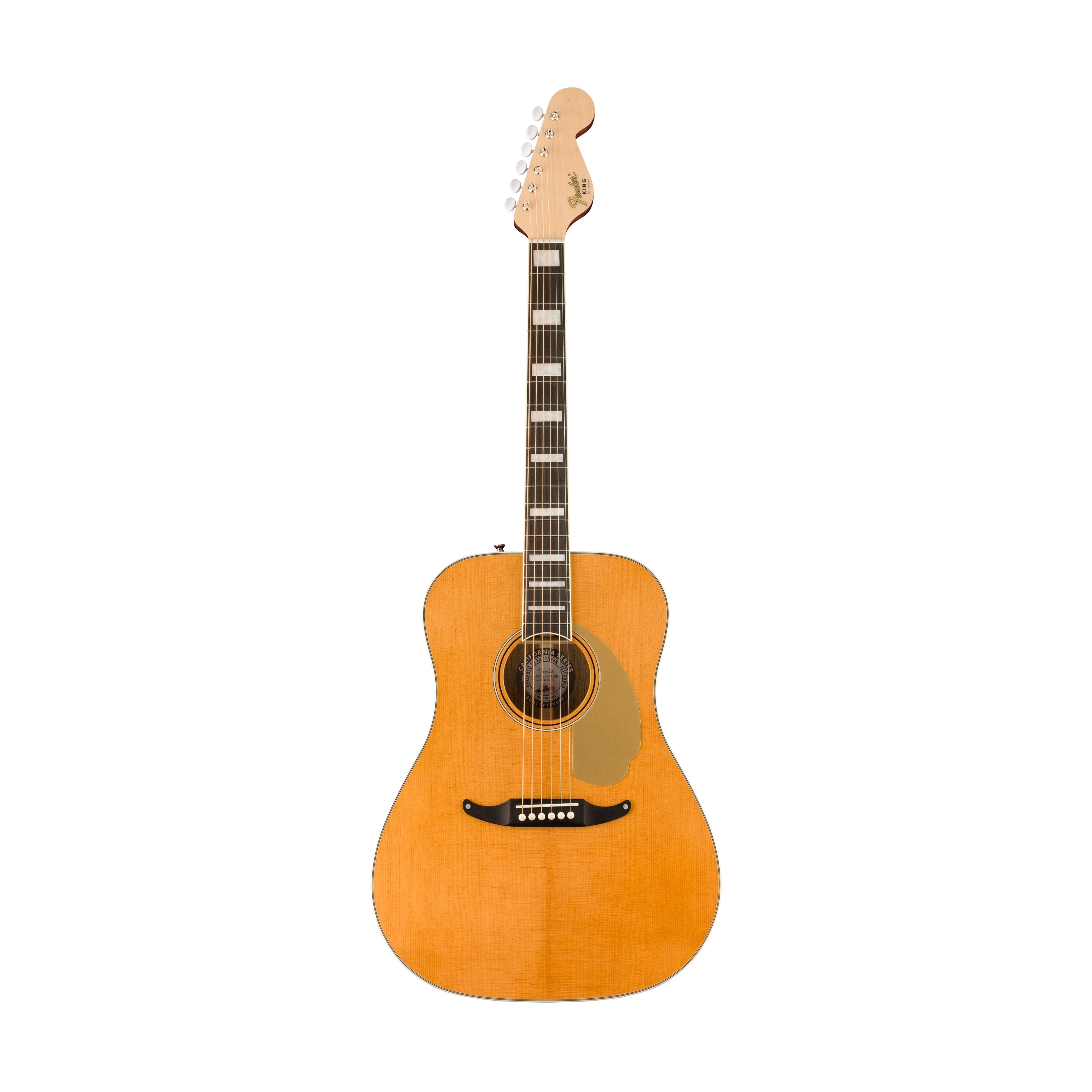 Fender King Vintage Acoustic Guitar w/Case, Aged Natural |  FENDER |  ACOUSTIC GUITAR |  Zoso Music