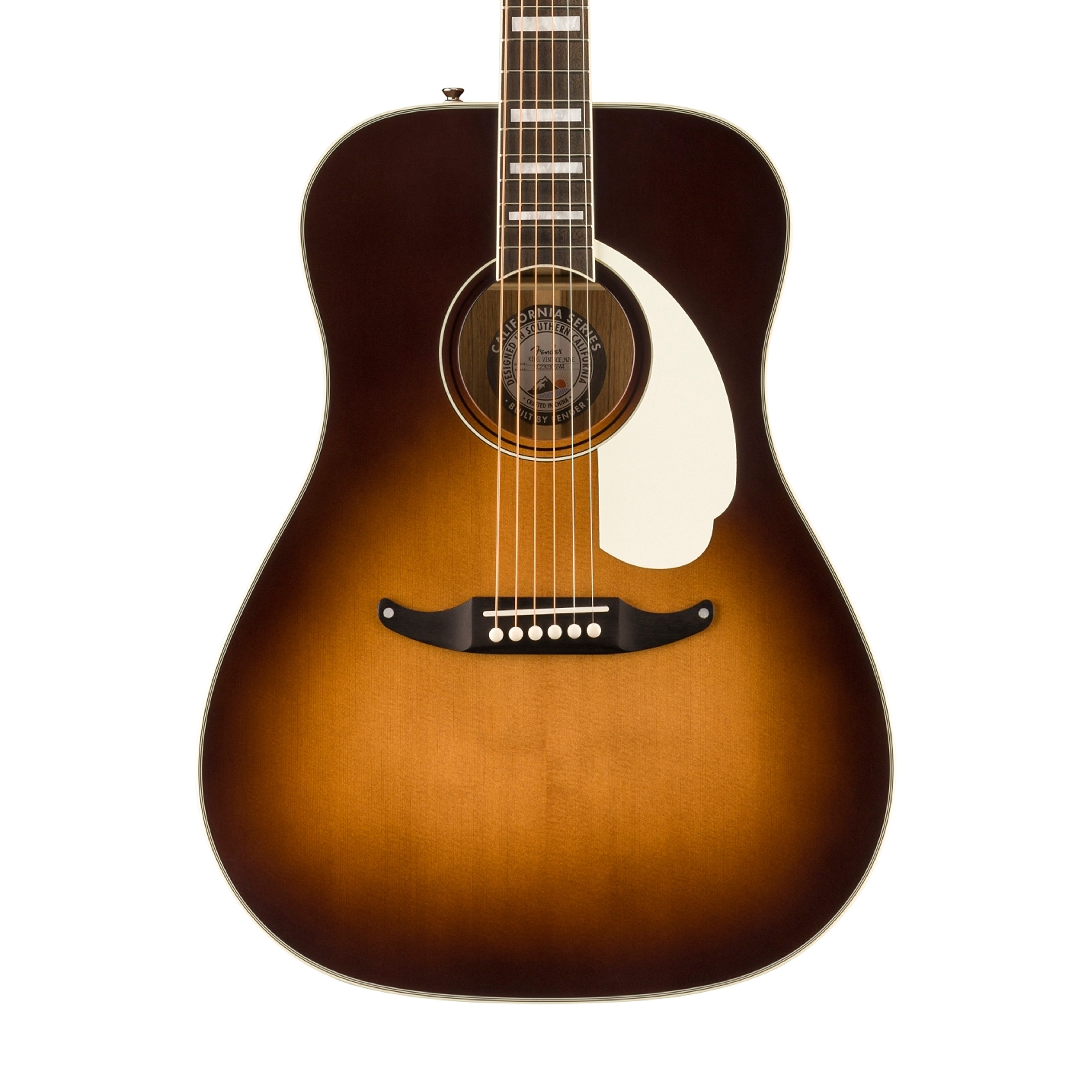 Fender King Vintage Acoustic Guitar w/Case, Mojave | Zoso Music Sdn Bhd