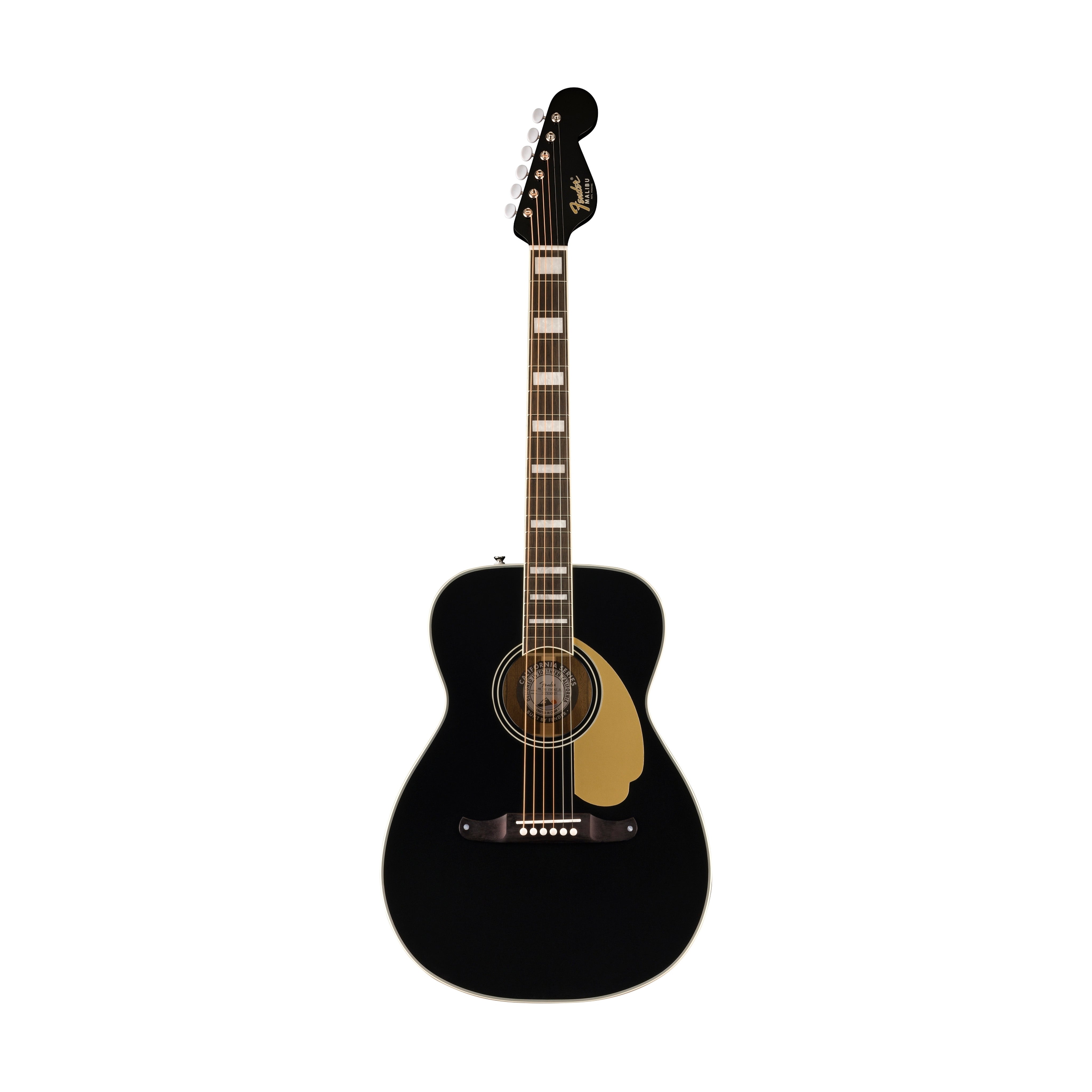 Fender Malibu Vintage Acoustic Guitar w/Case, Black |  FENDER |  ACOUSTIC GUITAR |  Zoso Music