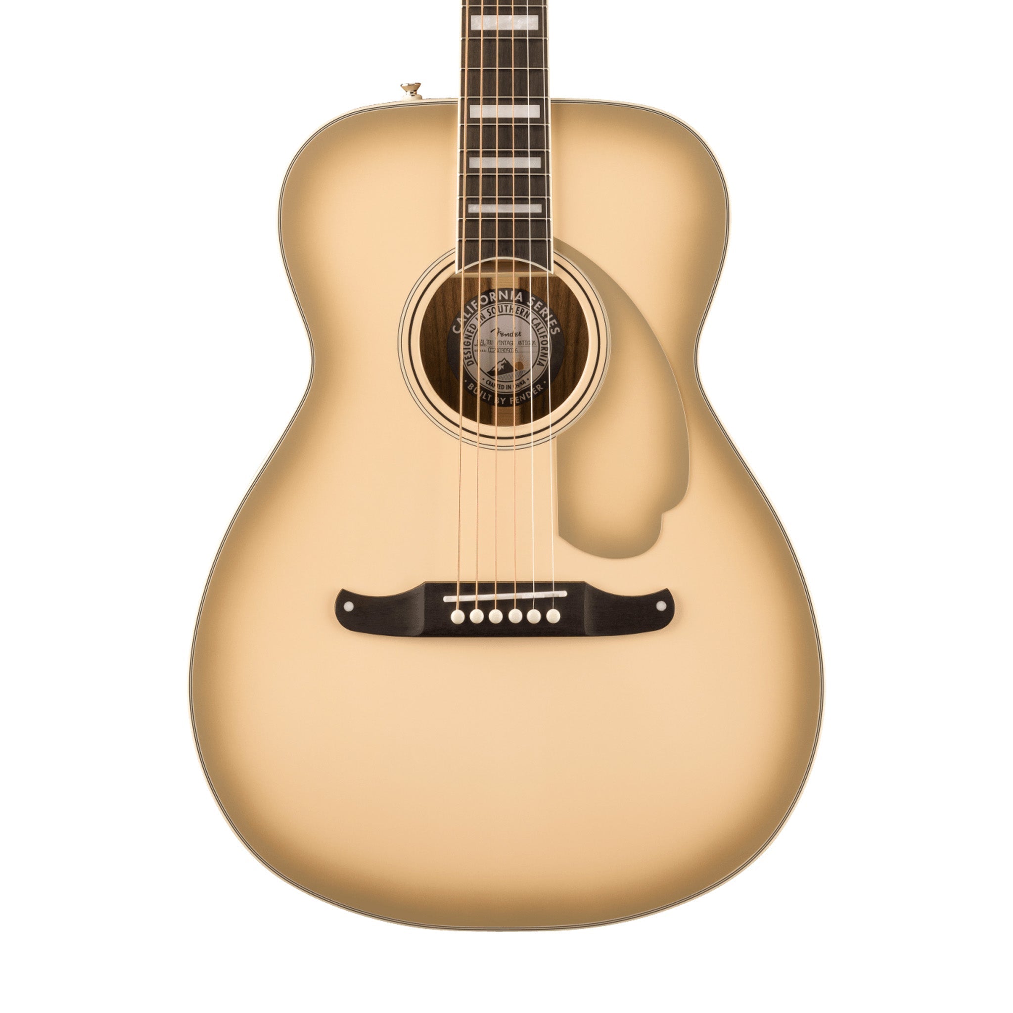 Fender Limited Edition California Vintage Malibu Acoustic Guitar w/Case, Antigua | Zoso Music Sdn Bhd