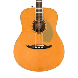 Fender Palomino Vintage Acoustic Guitar w/Case, Aged Natural | Zoso Music Sdn Bhd