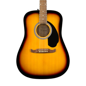 Fender FA-125 Dreadnought Acoustic Guitar, Walnut FB, Sunburst | Zoso Music Sdn Bhd 