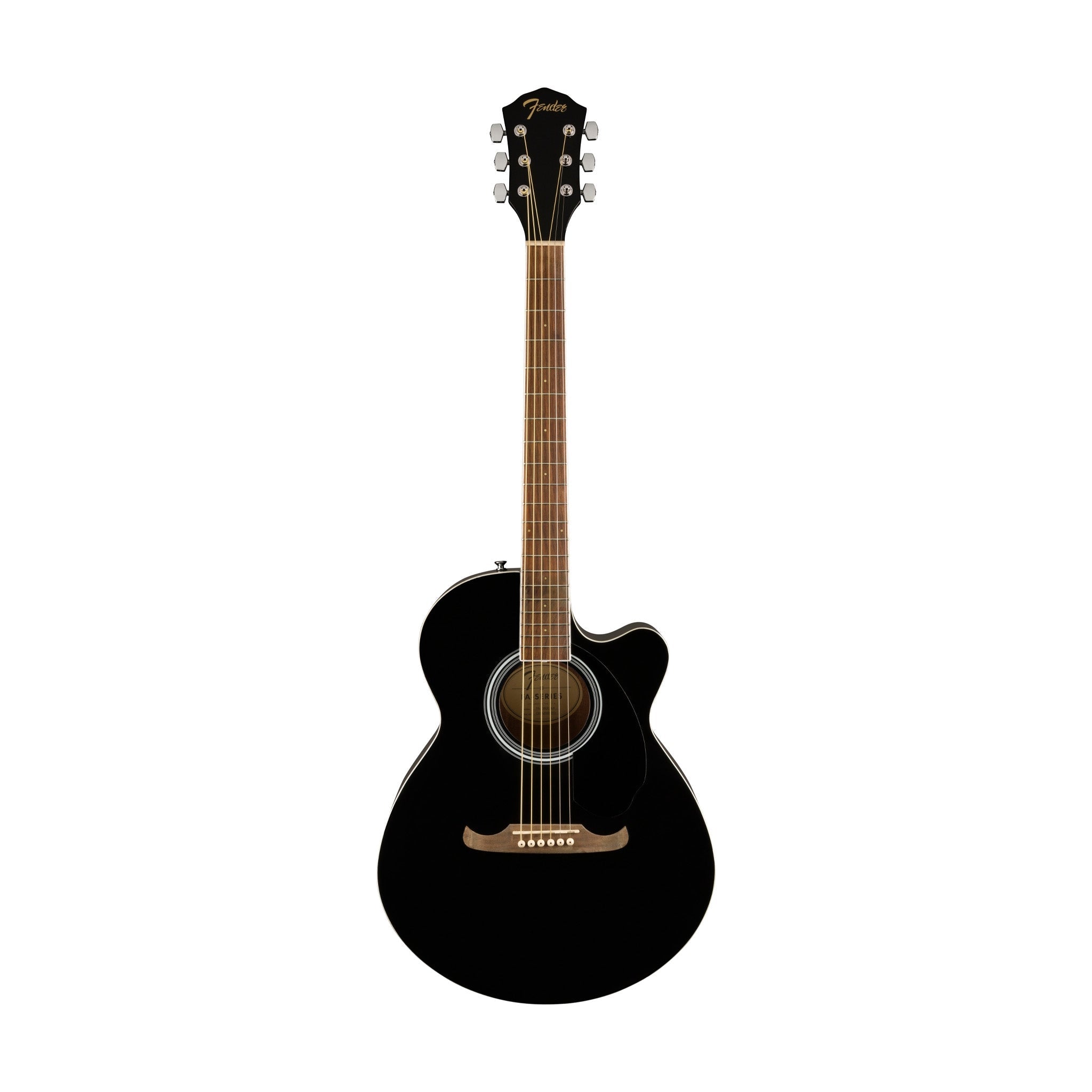 Fender FA-135CE Concert Acoustic Guitar, Walnut FB, Black |  FENDER |  ACOUSTIC GUITAR |  Zoso Music