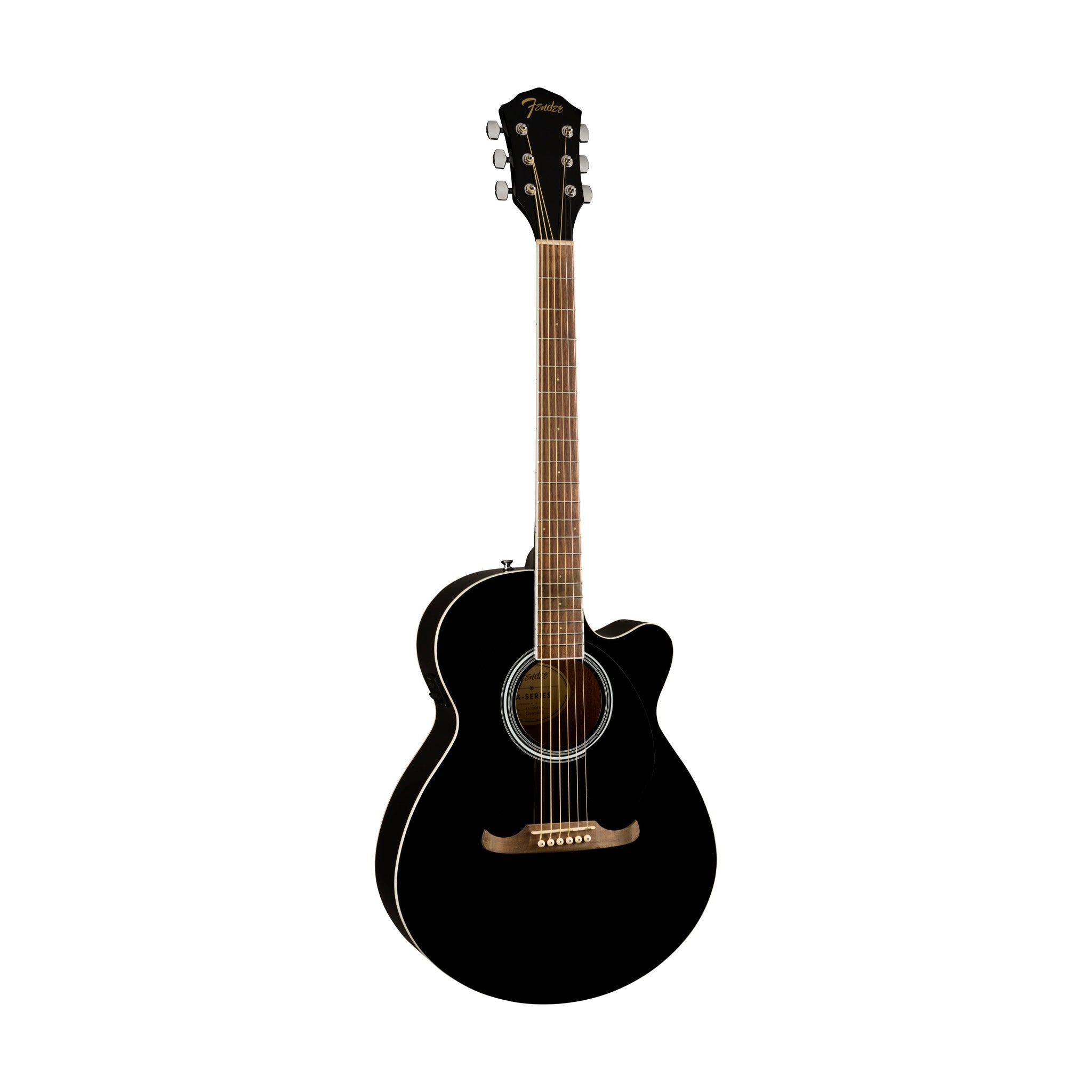Fender FA-135CE Concert Acoustic Guitar, Walnut FB, Black |  FENDER |  ACOUSTIC GUITAR |  Zoso Music
