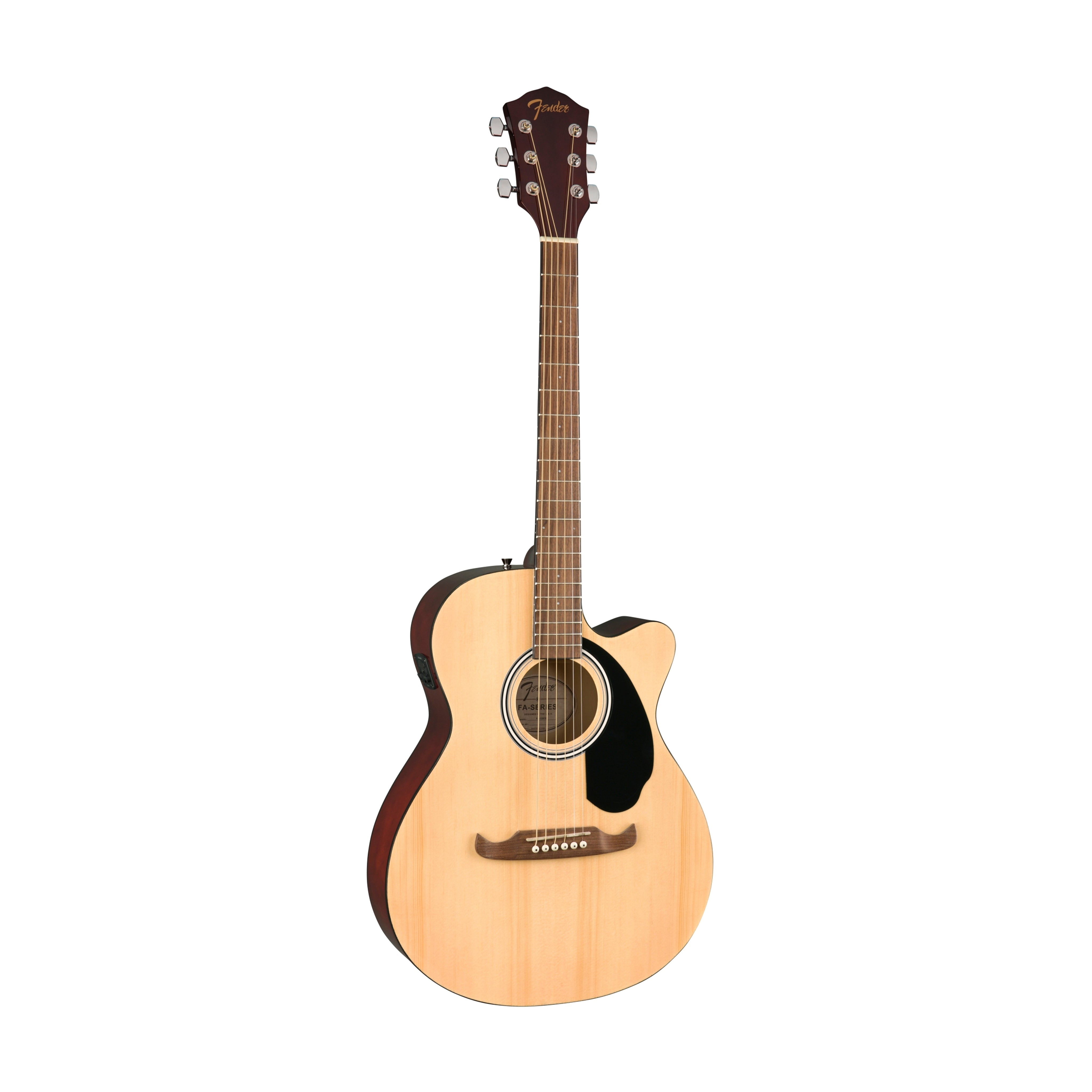 Fender FA-135CE Concert Acoustic Guitar, Walnut FB, Natural |  FENDER |  ACOUSTIC GUITAR |  Zoso Music