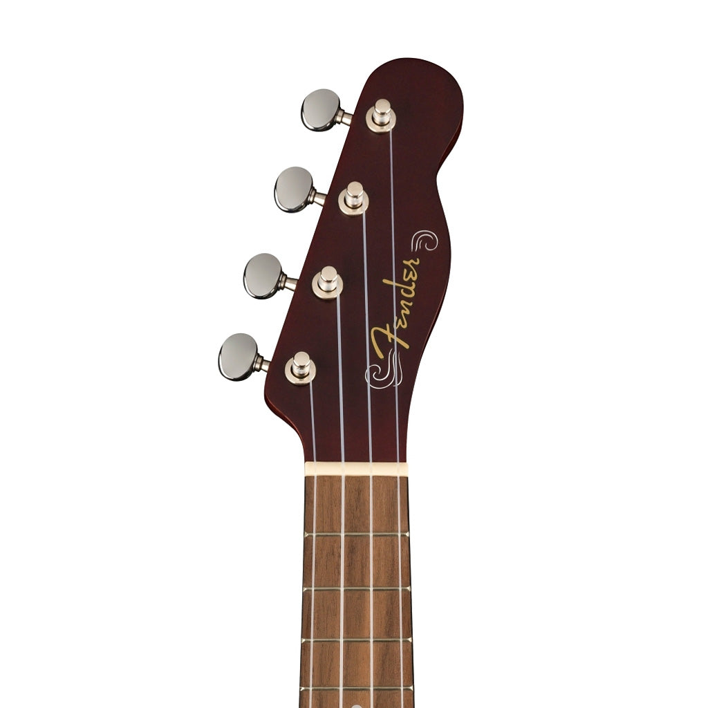 Fender Venice Soprano Ukulele, Walnut FB, 2-Color Sunburst