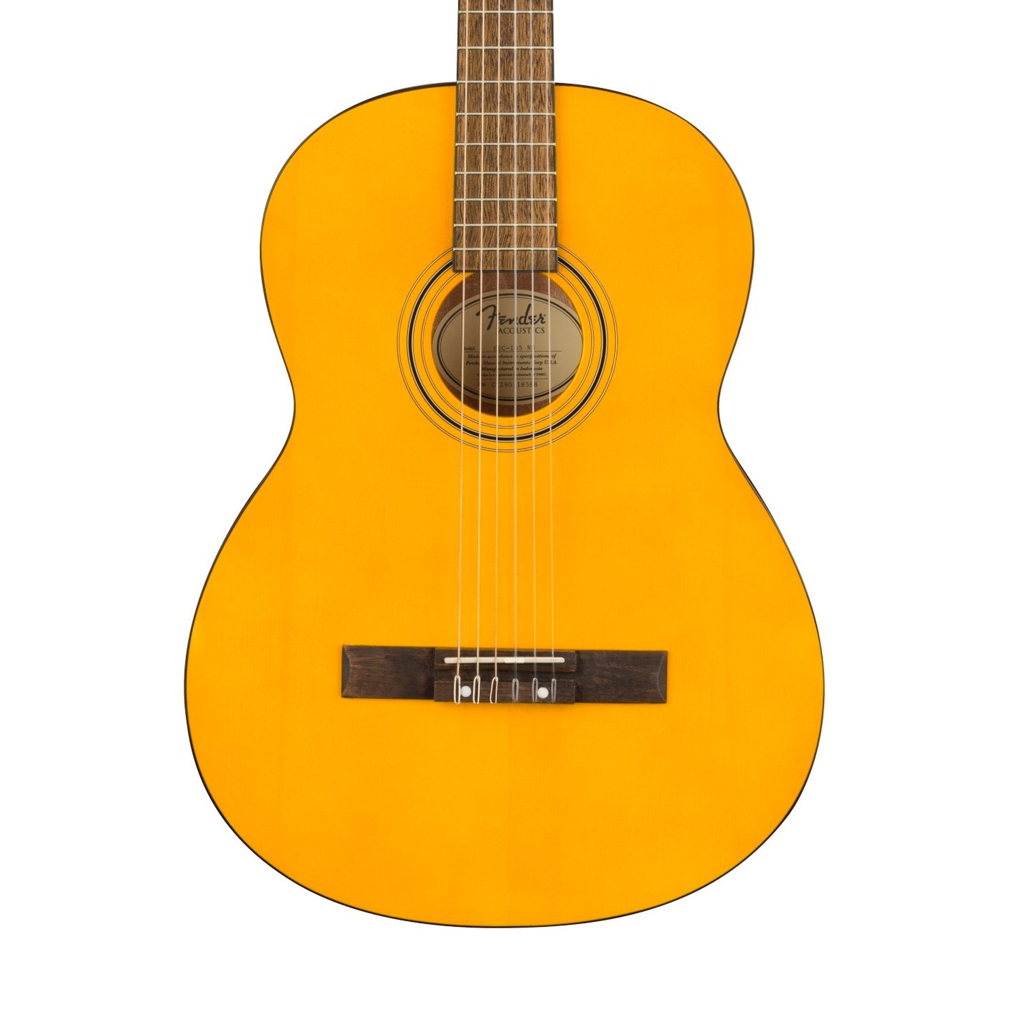 Fender ESC-105 Educational Series Classical Acoustic Guitar, Satin Vintage Natural | Zoso Music Sdn Bhd