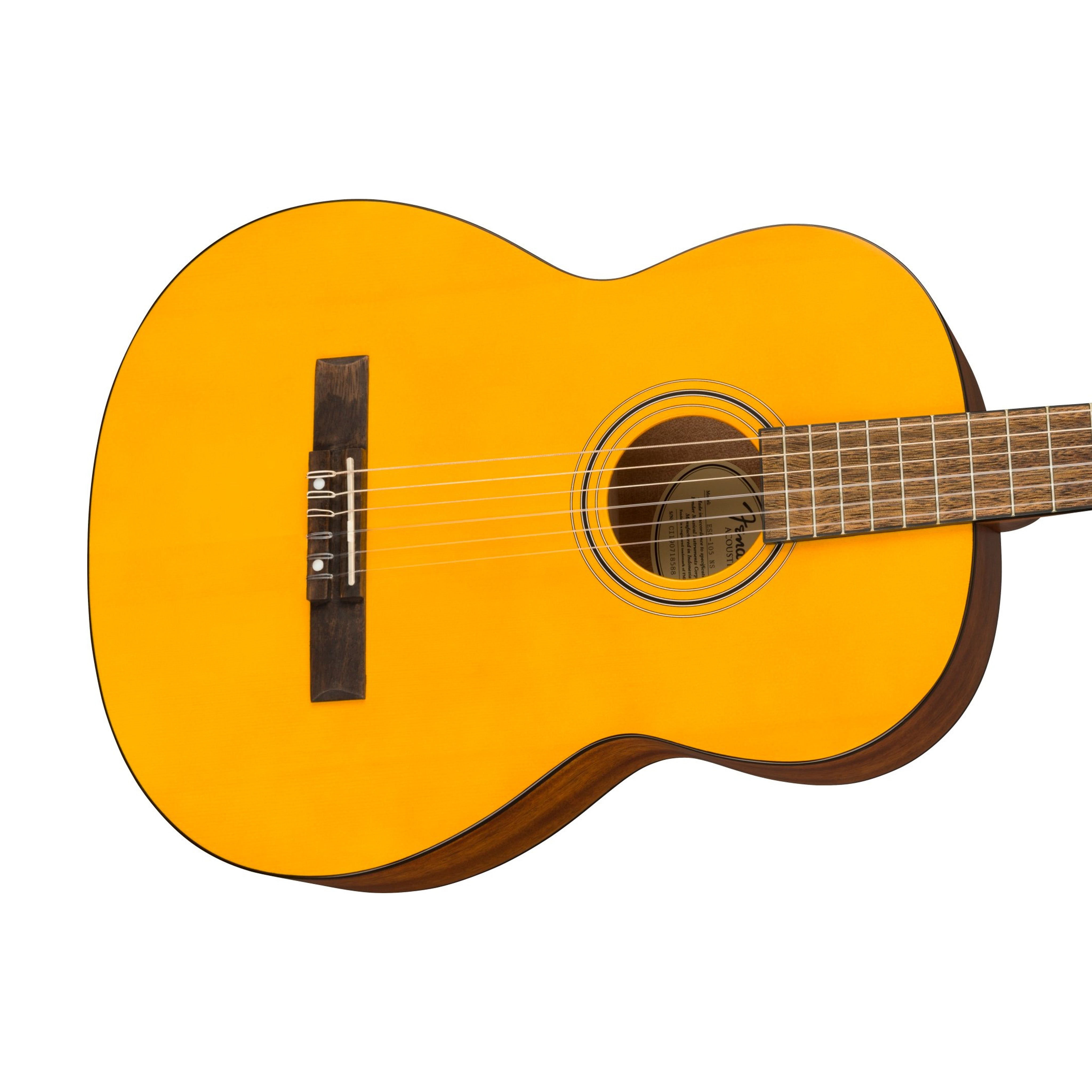 Fender ESC-105 Educational Series Classical Acoustic Guitar, Satin Vintage Natural