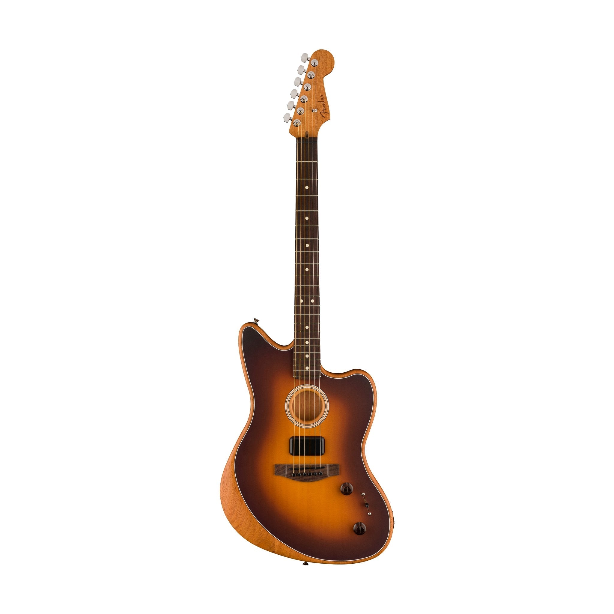 Fender Acoustasonic Player Jazzmaster Electric Guitar, 2-Color Sunburst |  FENDER |  ACOUSTIC GUITAR |  Zoso Music