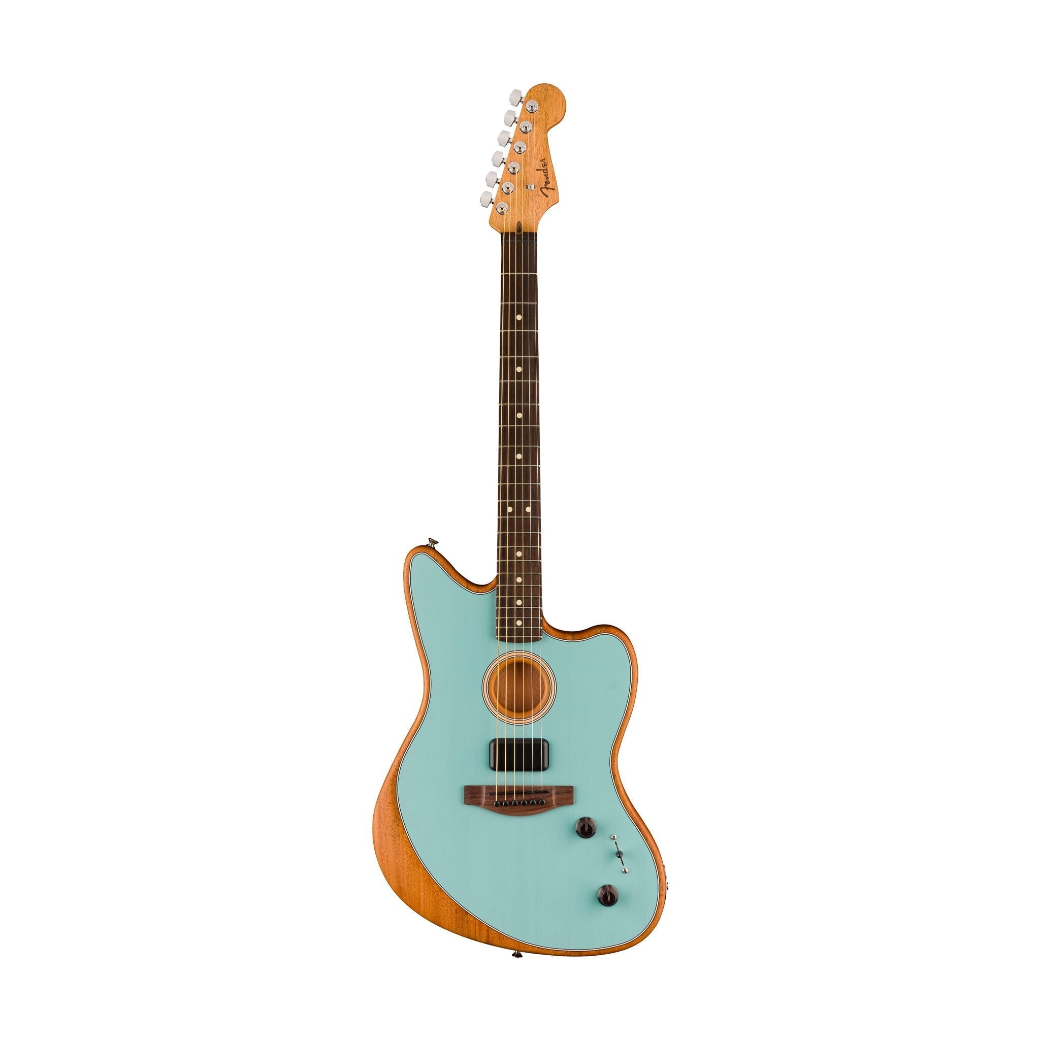 Fender Acoustasonic Player Jazzmaster Electric Guitar, Ice Blue |  FENDER |  ACOUSTIC GUITAR |  Zoso Music