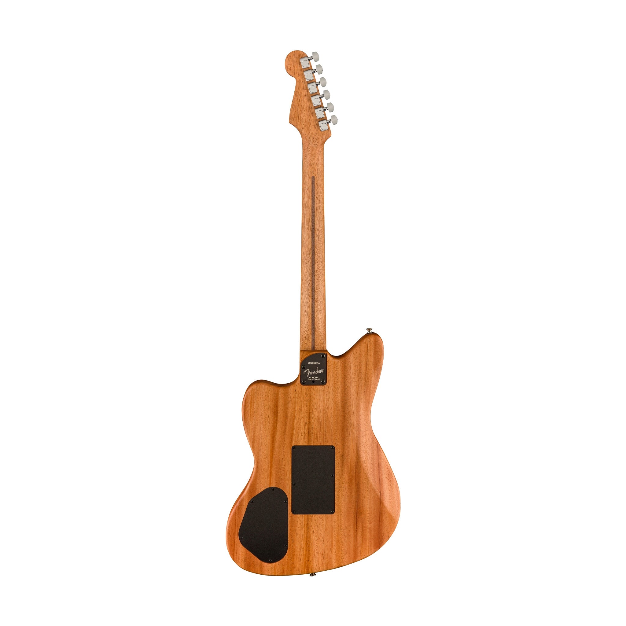 Fender FSR American Acoustasonic Jazzmaster Acoustic Guitar w/bag, Ebony FB, Black Paisley