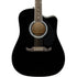 Fender FA-125CE Dreadnought Acoustic Guitar, Walnut FB, Black | Zoso Music Sdn Bhd