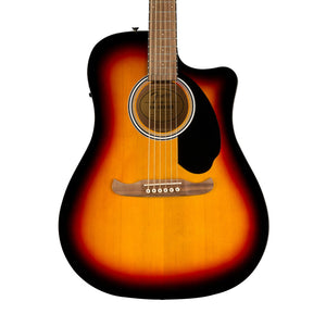 Fender FA-125CE Dreadnought Acoustic Guitar, Walnut FB, Sunburst | Zoso Music Sdn Bhd