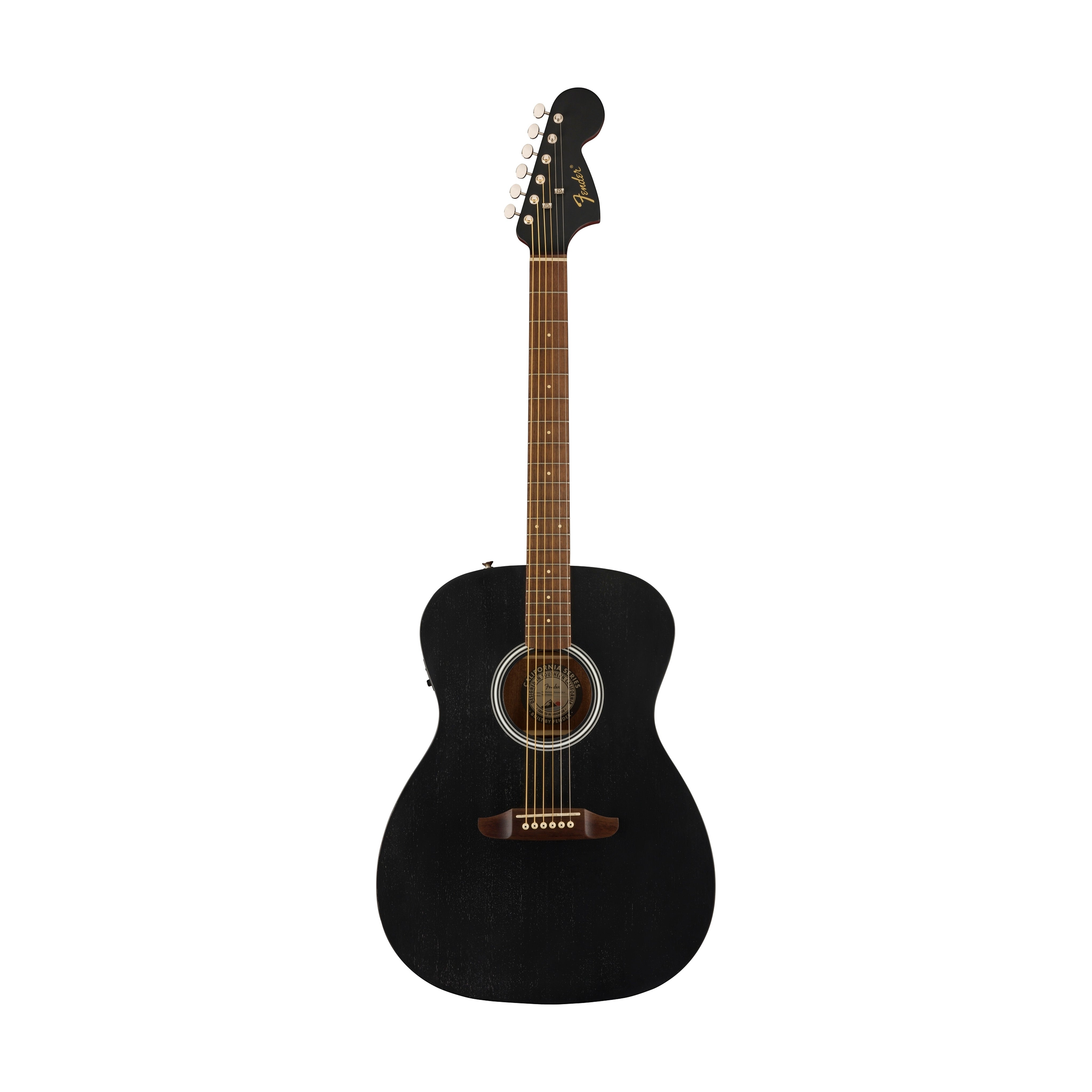 Fender Monterey Standard Acoustic Guitar, Walnut FB, Black |  FENDER |  ACOUSTIC GUITAR |  Zoso Music