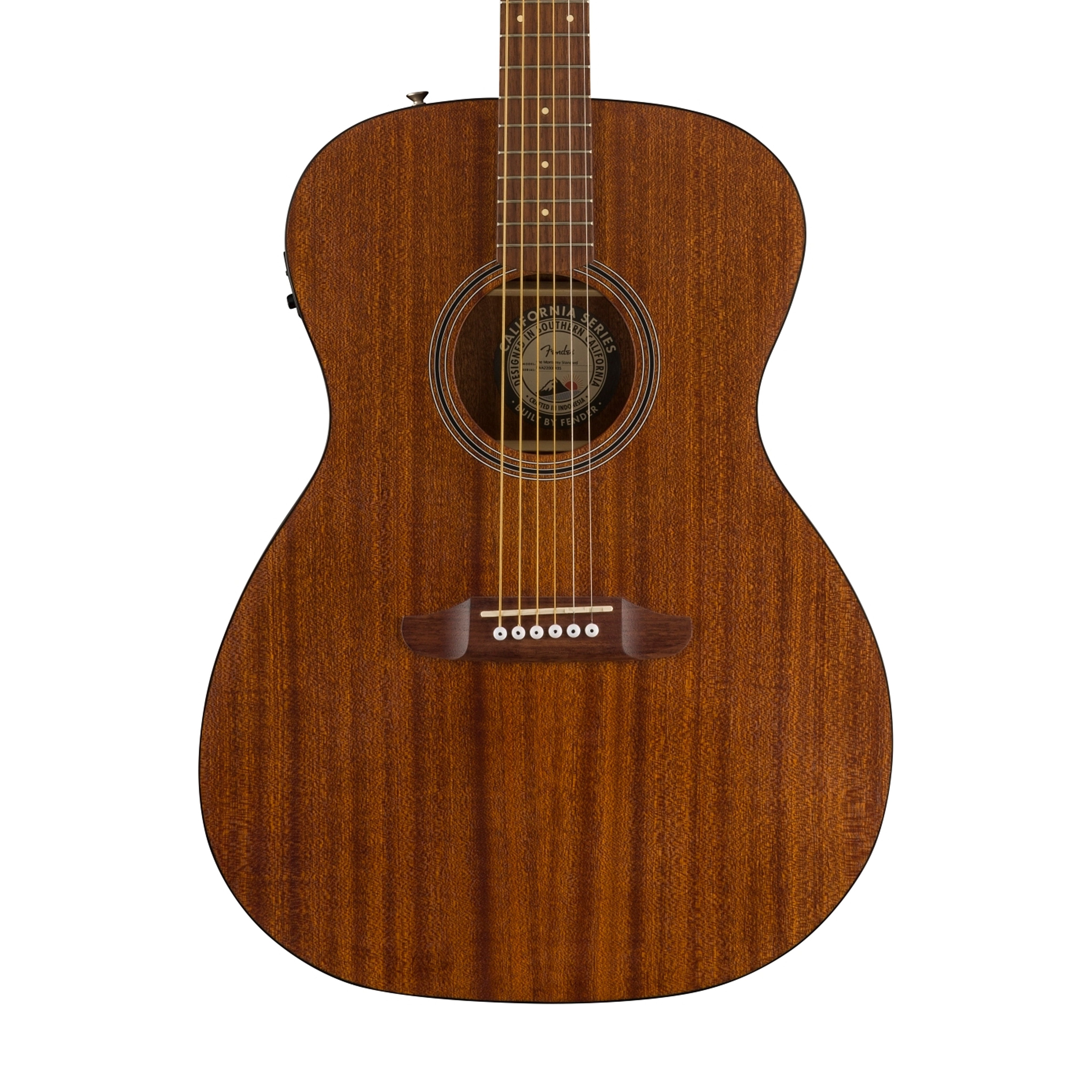 Fender Monterey Standard Acoustic Guitar, Walnut, FB, Mahogany | Zoso Music Sdn Bhd