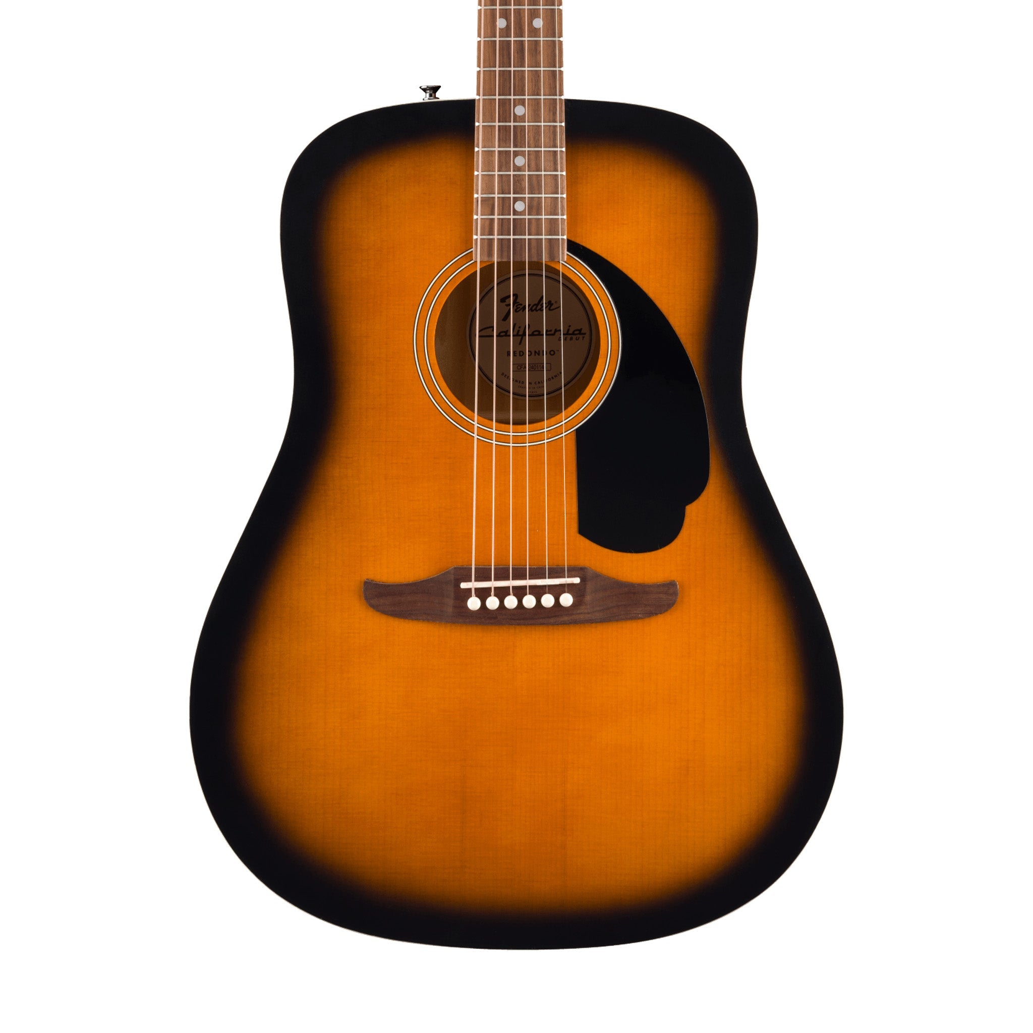 Fender California Debut Redondo Acoustic Guitar, 2-Colour Sunburst | Zoso Music Sdn Bhd