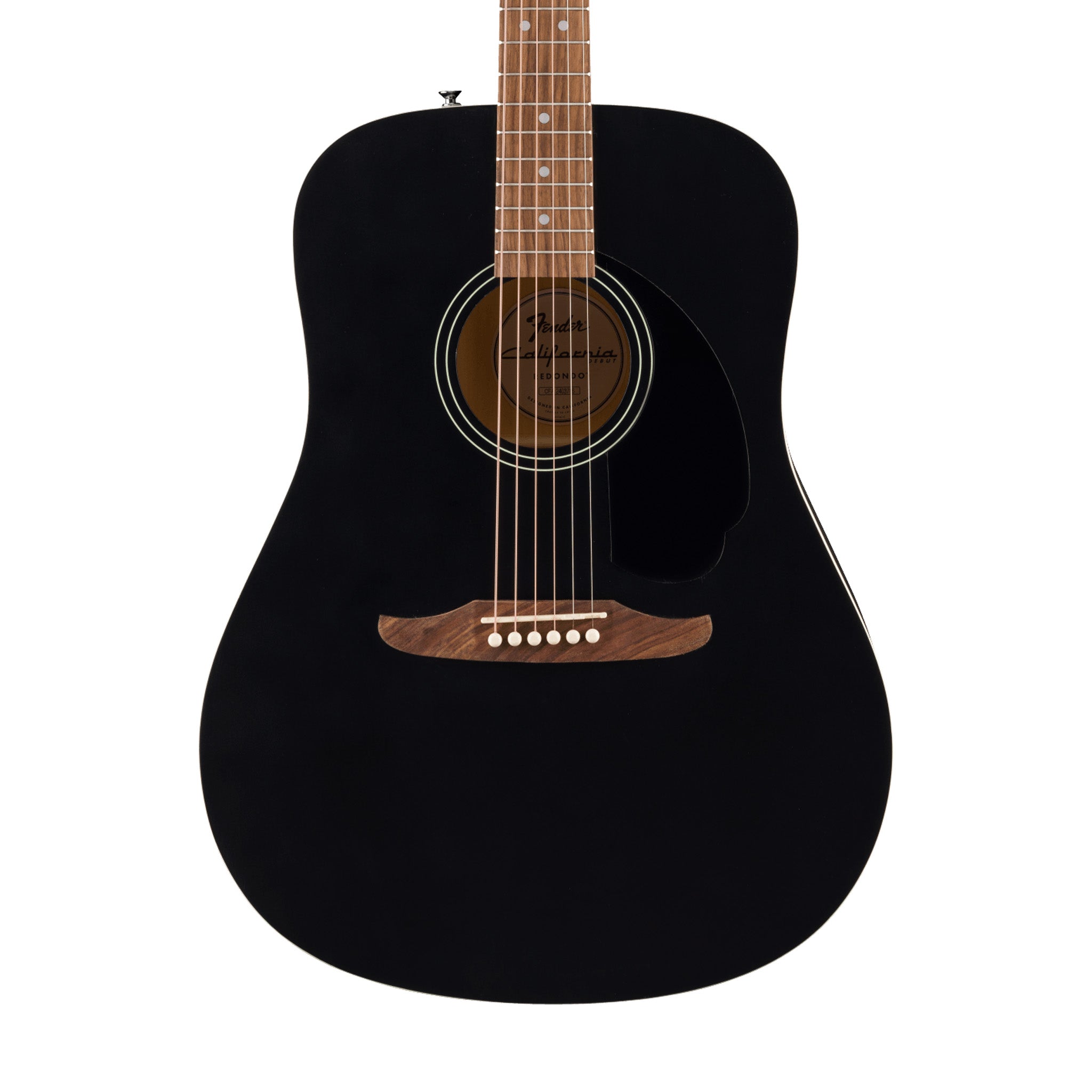 Fender California Debut Redondo Acoustic Guitar, Black | Zoso Music Sdn Bhd