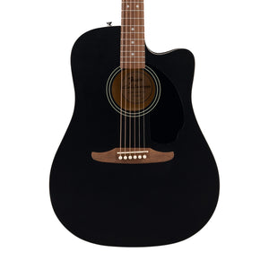 Fender California Debut Redondo CE Series Acoustic Guitar, Black | Zoso Music Sdn Bhd