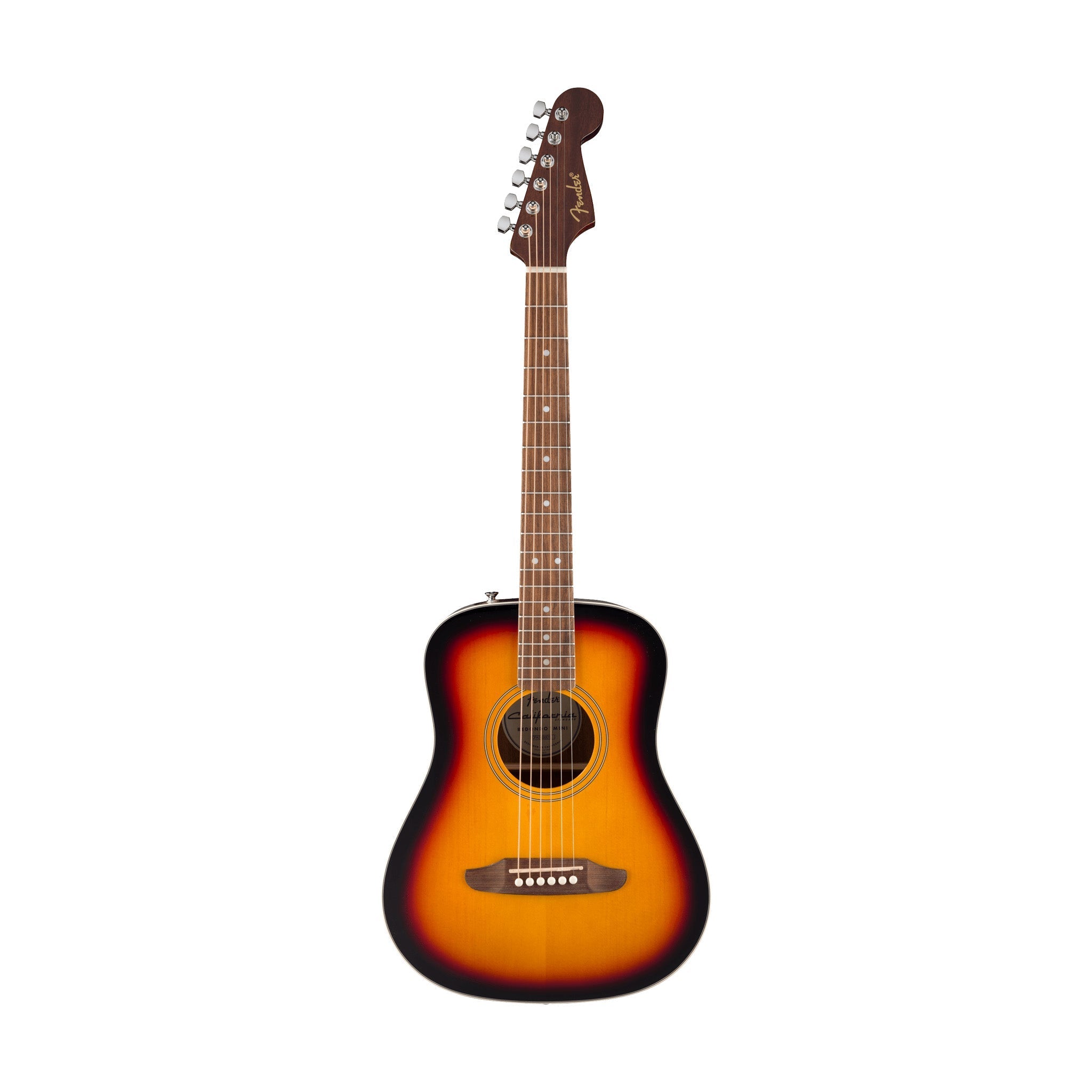Fender California Standard Redondo Mini Guitar w/Bag, 3-Color Sunburst |  FENDER |  ACOUSTIC GUITAR |  Zoso Music