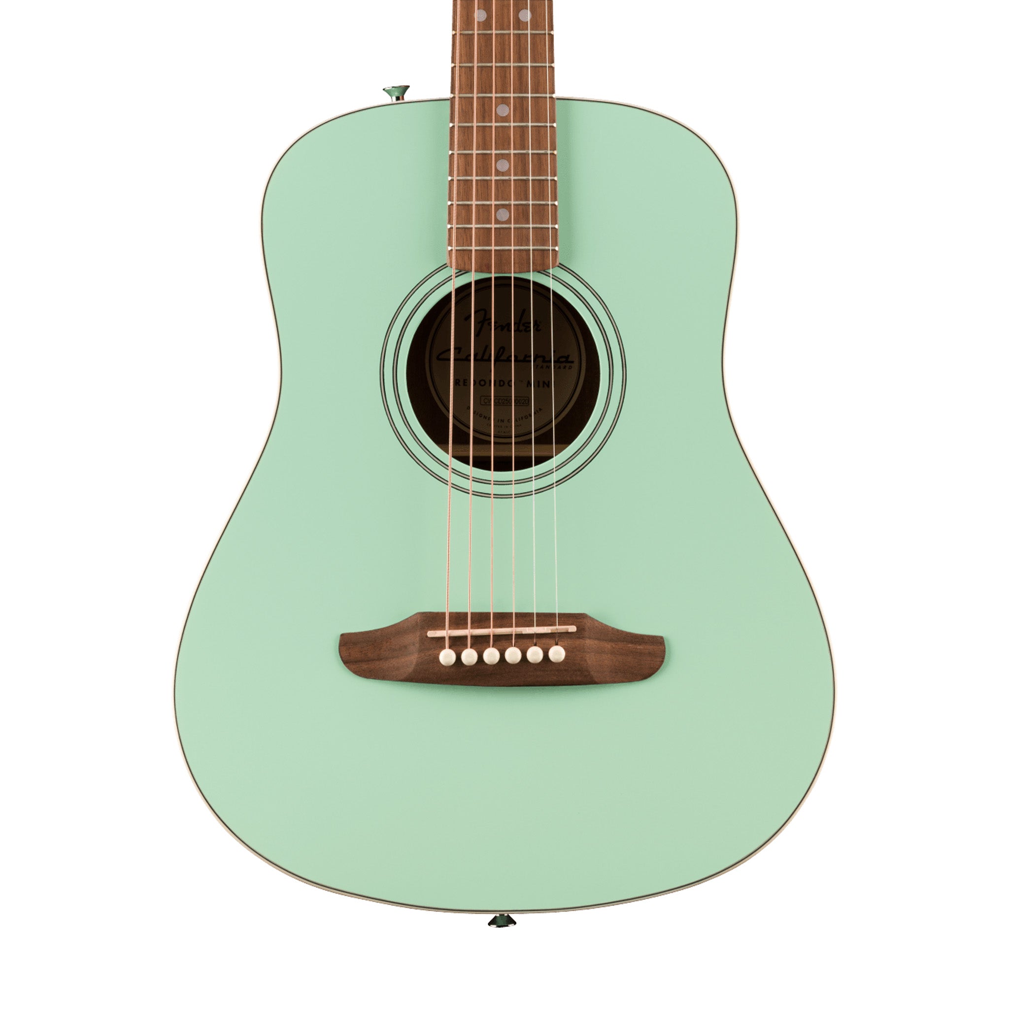 Fender California Standard Redondo Mini Guitar w/Bag, Surf Green | Zoso Music Sdn Bhd