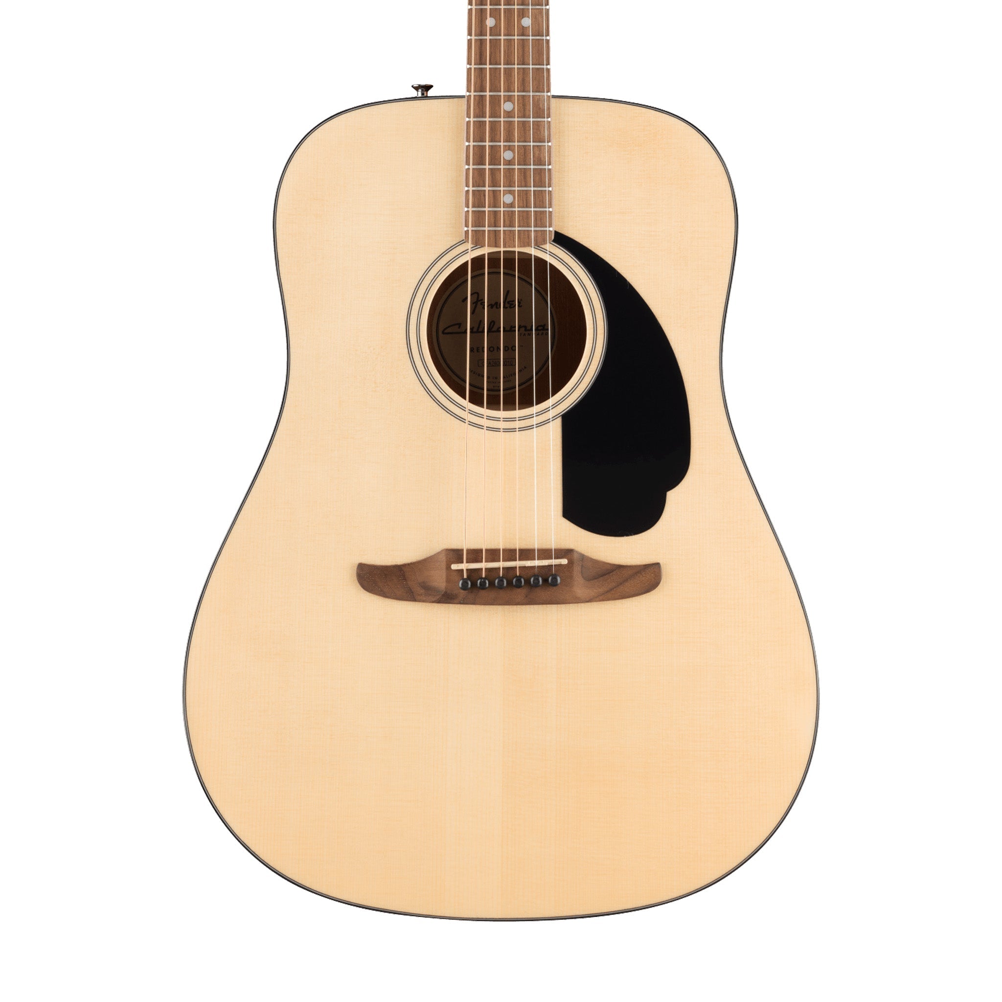 Fender California Standard Redondo Acoustic Guitar w/Black Pickguard, Natural | Zoso Music Sdn Bhd
