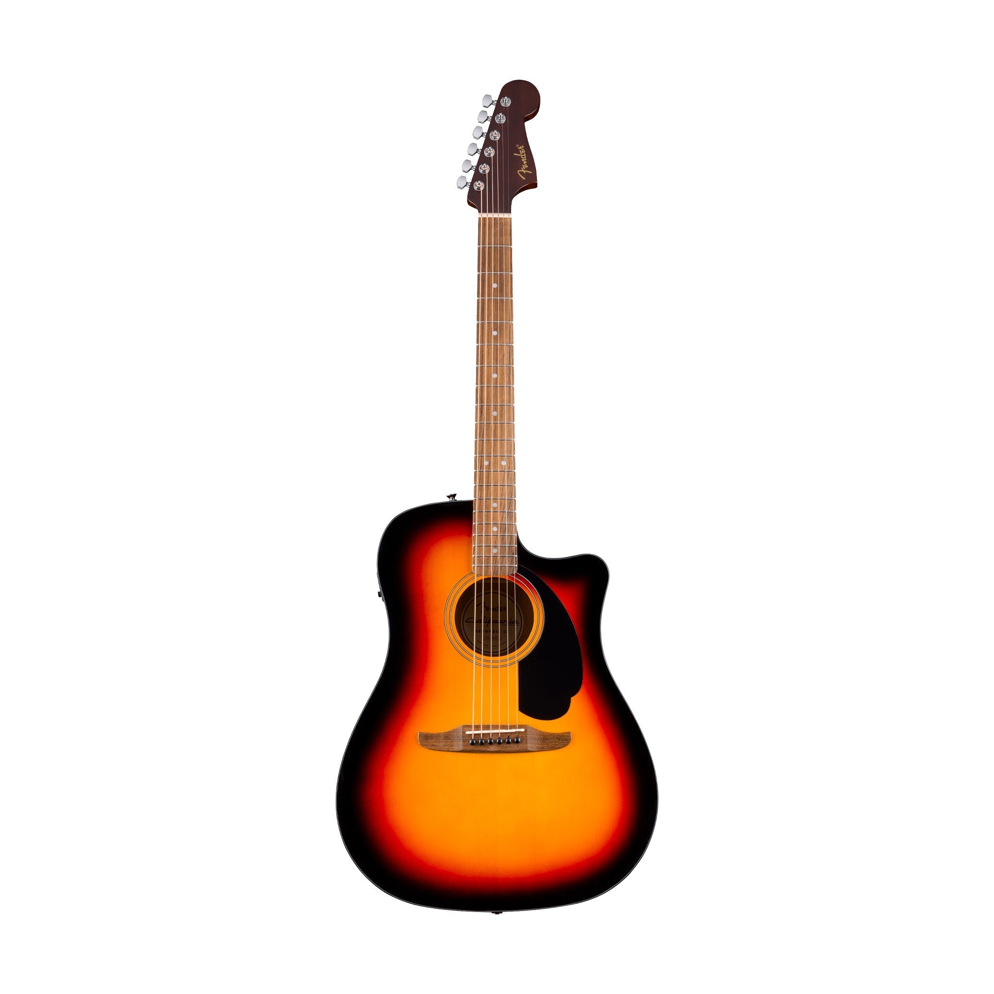 Fender California Standard Redondo CE Acoustic Guitar w/Black Pickguard, 3-Color Sunburst |  FENDER |  ACOUSTIC GUITAR |  Zoso Music