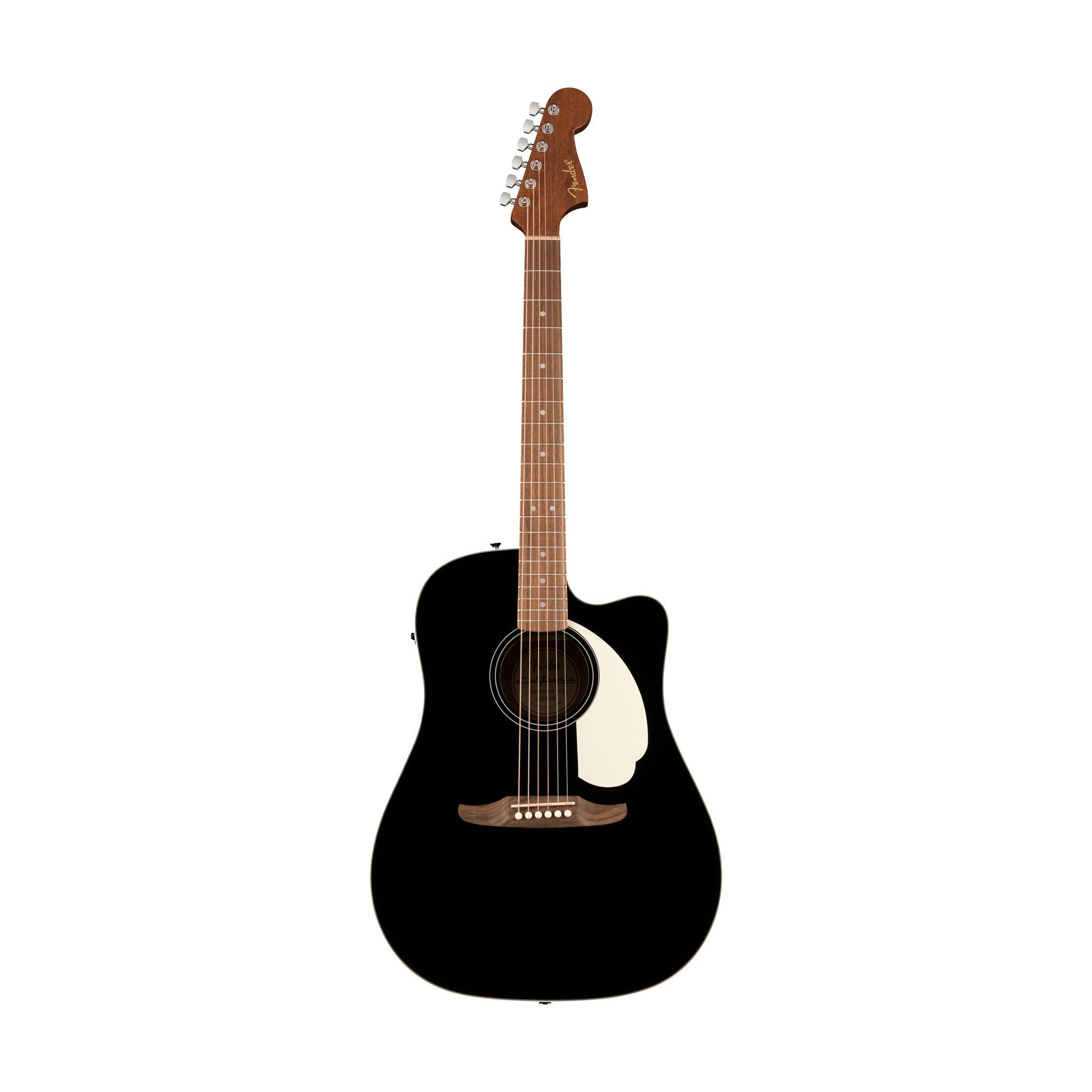 Fender California Standard Redondo CE Acoustic Guitar w/Ivory Pickguard, Black |  FENDER |  ACOUSTIC GUITAR |  Zoso Music