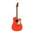 Fender California Standard Redondo CE Acoustic Guitar w/Ivory Pickguard, Fiesta Red |  FENDER |  ACOUSTIC GUITAR |  Zoso Music