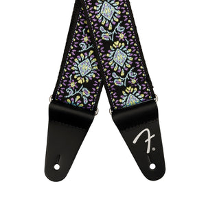 Fender Pasadena Woven Guitar Strap, Blue Lotus | Zoso Music Sdn Bhd